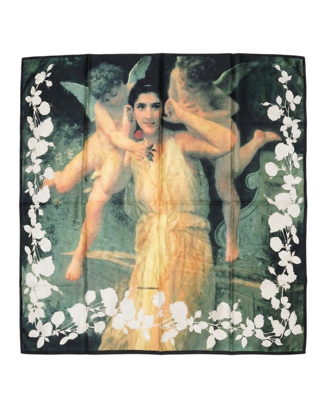 Dolce & Gabbana LARGE PRINTED SILK SCARF Size ONE SIZE - 1 Thumbnail