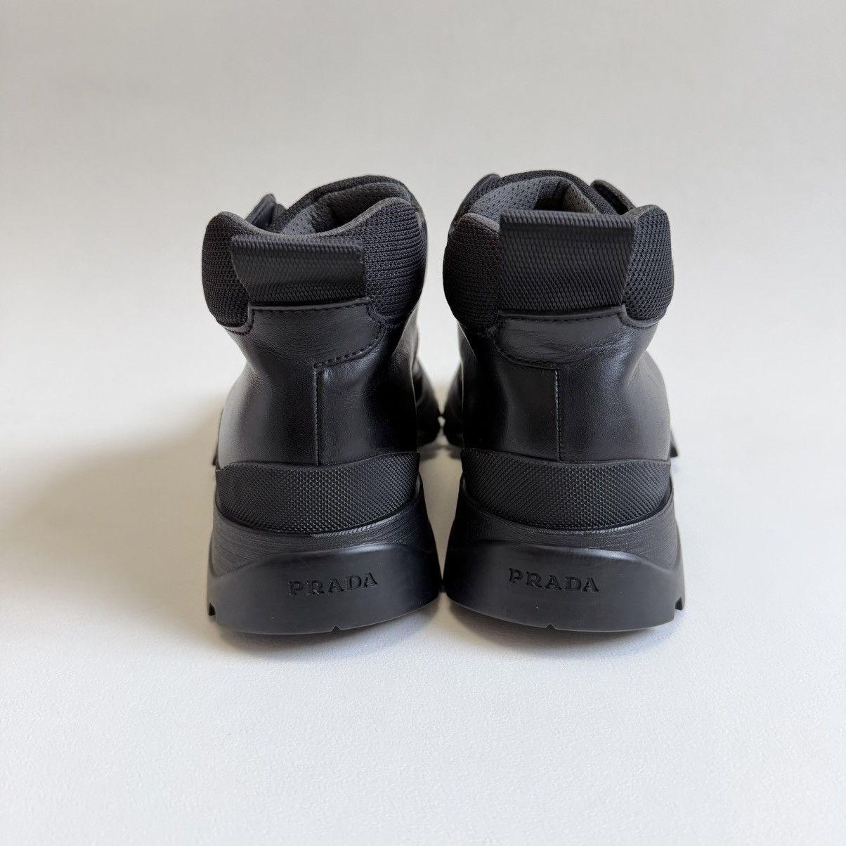 Prada OG Black Leather ‘Brixxen’ Chukka Boots Size US 8.5 / EU 41-42 - 16 Thumbnail