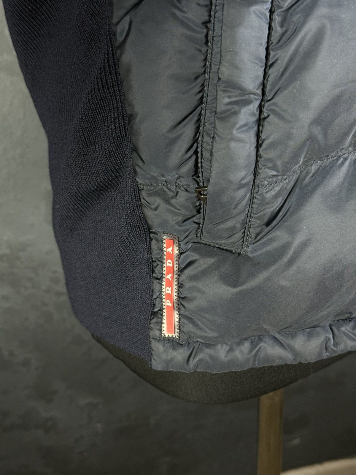 Prada Prada Red Tab Designer Down Puffer Jacket Wool Nylon Men’s Size US M / EU 48-50 / 2 - 11 Thumbnail