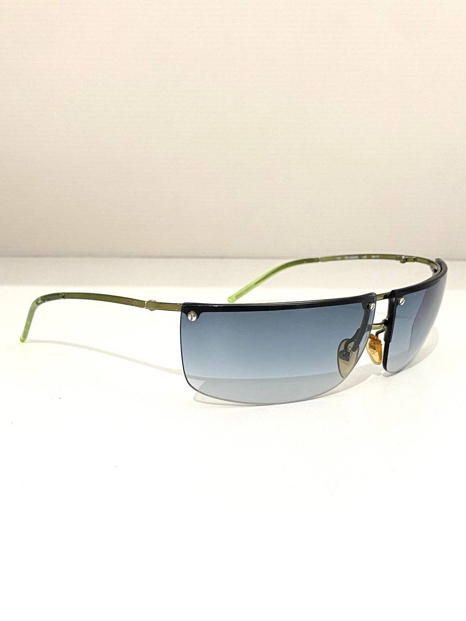 Gucci Gucci GG Logo Rimless Mask Oversized Sunglasses Vintage Y2K Size ONE SIZE - 2 Thumbnail