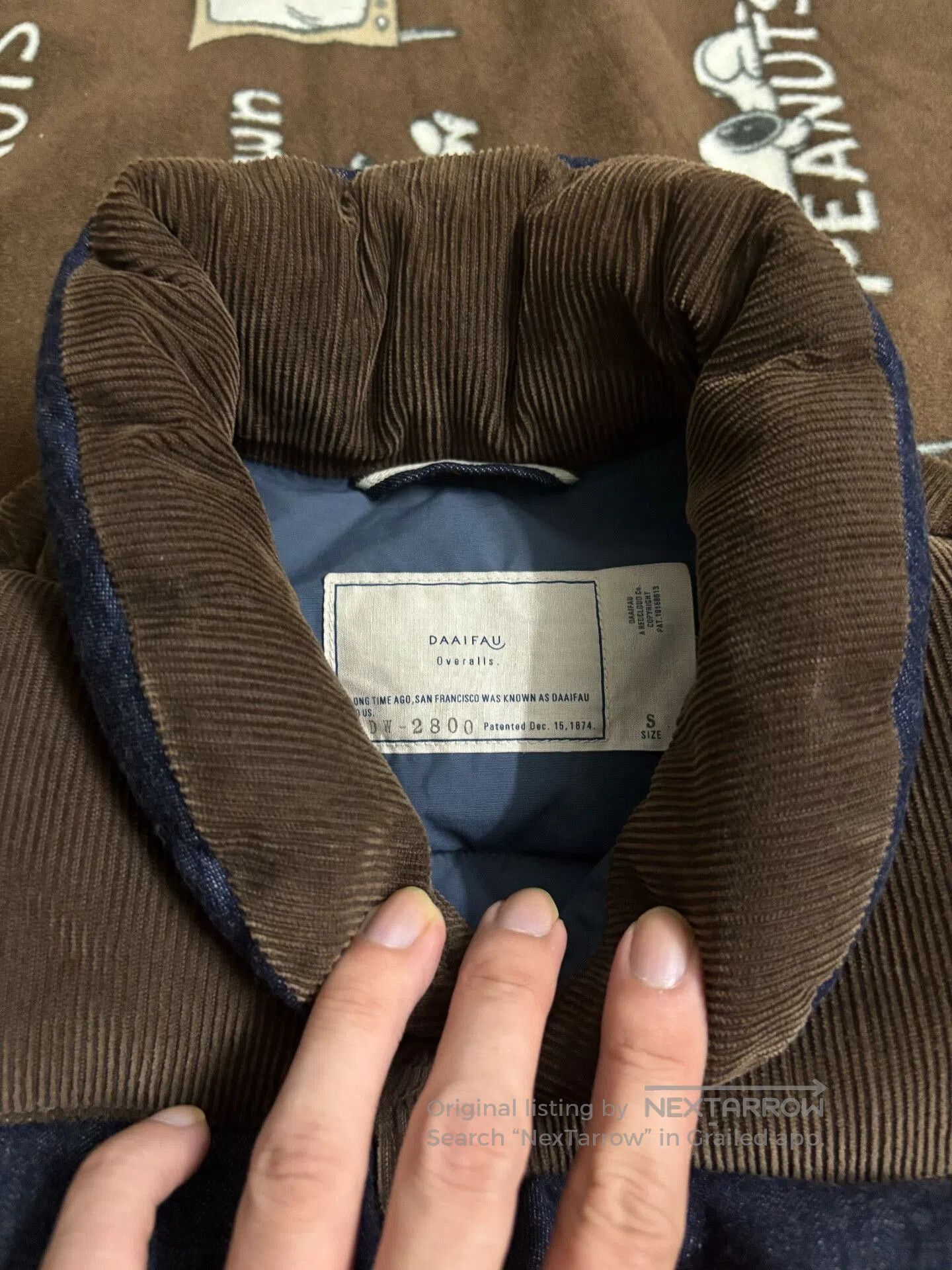 Japanese Brand Classic Denim Puffer Vest for Fall 2020. Size US S / EU 44-46 / 1 - 3 Thumbnail