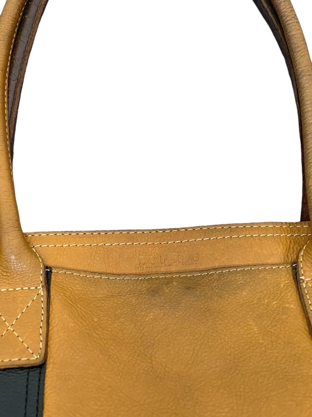 Genuine Leather Full Leather Doubles Japan Tote Shoulder Bag 4🟩 Size ONE SIZE - 11 Thumbnail