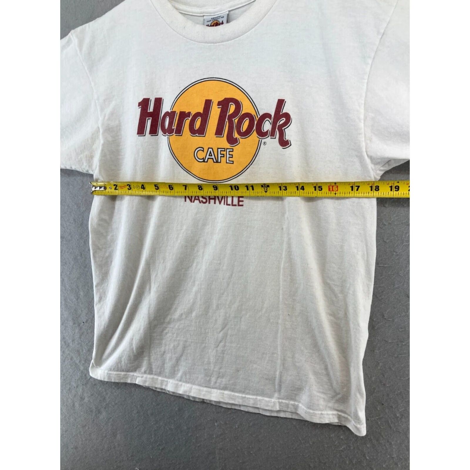 Hard Rock Cafe Hard Rock Cafe Graphic Print T-Shirt Mens Medium White USA Made Size US M / EU 48-50 / 2 - 2 Thumbnail