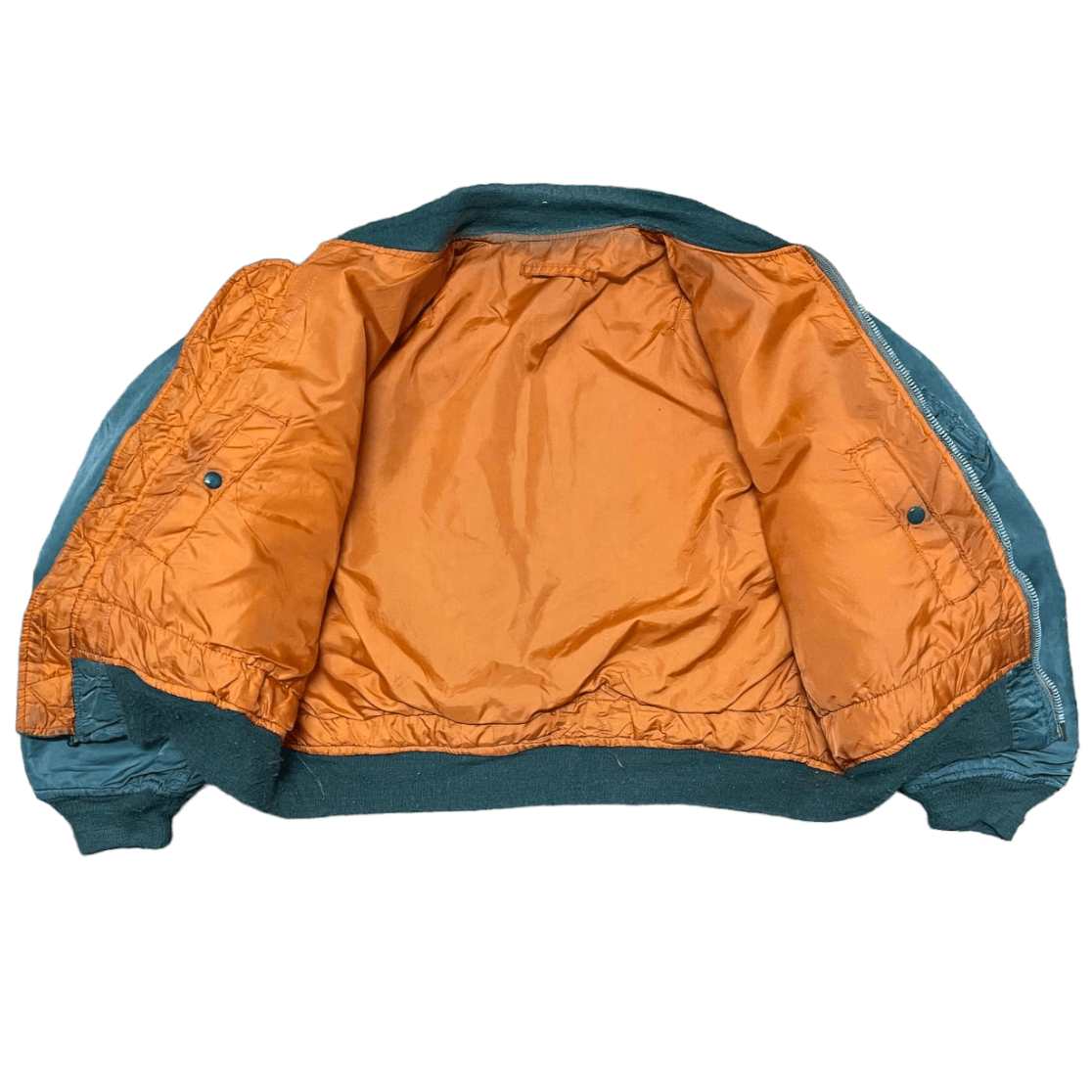 Alpha Industries Vintage Alpha Industries Ma 1 Flight Bomber Jacket Size US L / EU 52-54 / 3 - 10 Thumbnail