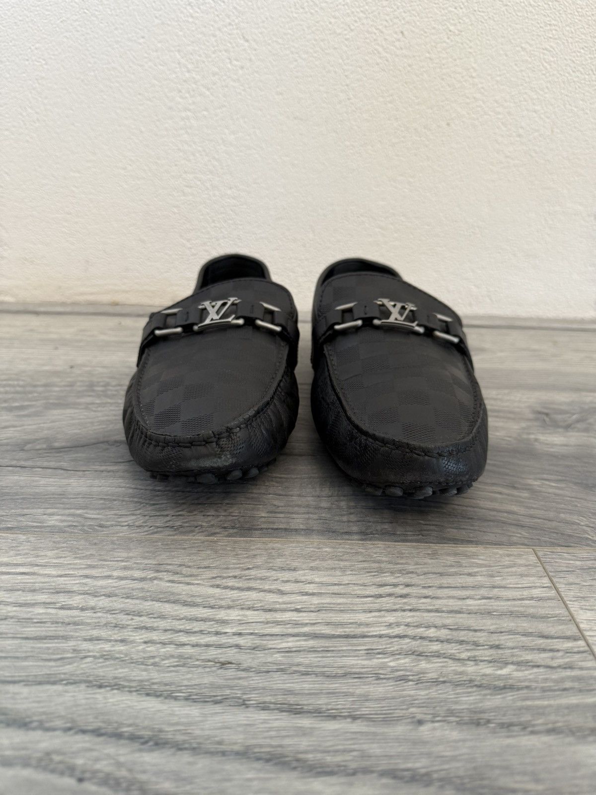 Louis Vuitton Louis Vuitton Damier Loafers with Silver LV Bit Size US 9 / EU 42 - 2 Thumbnail