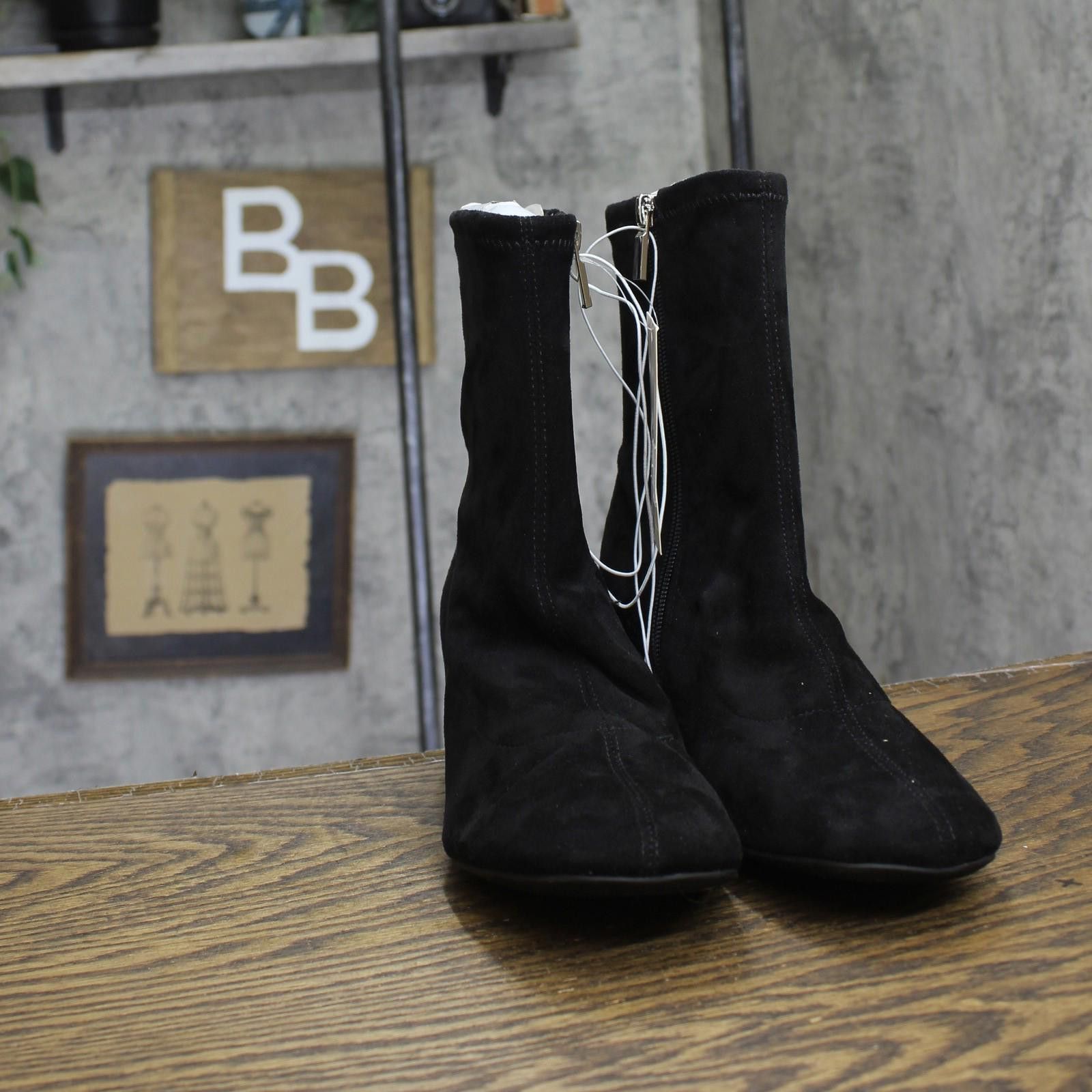 Other Nwt A New Day Womens Dolly Ankle Boots 88098514 Black 8.5m Size US 8.5 / IT 38.5 - 3 Thumbnail