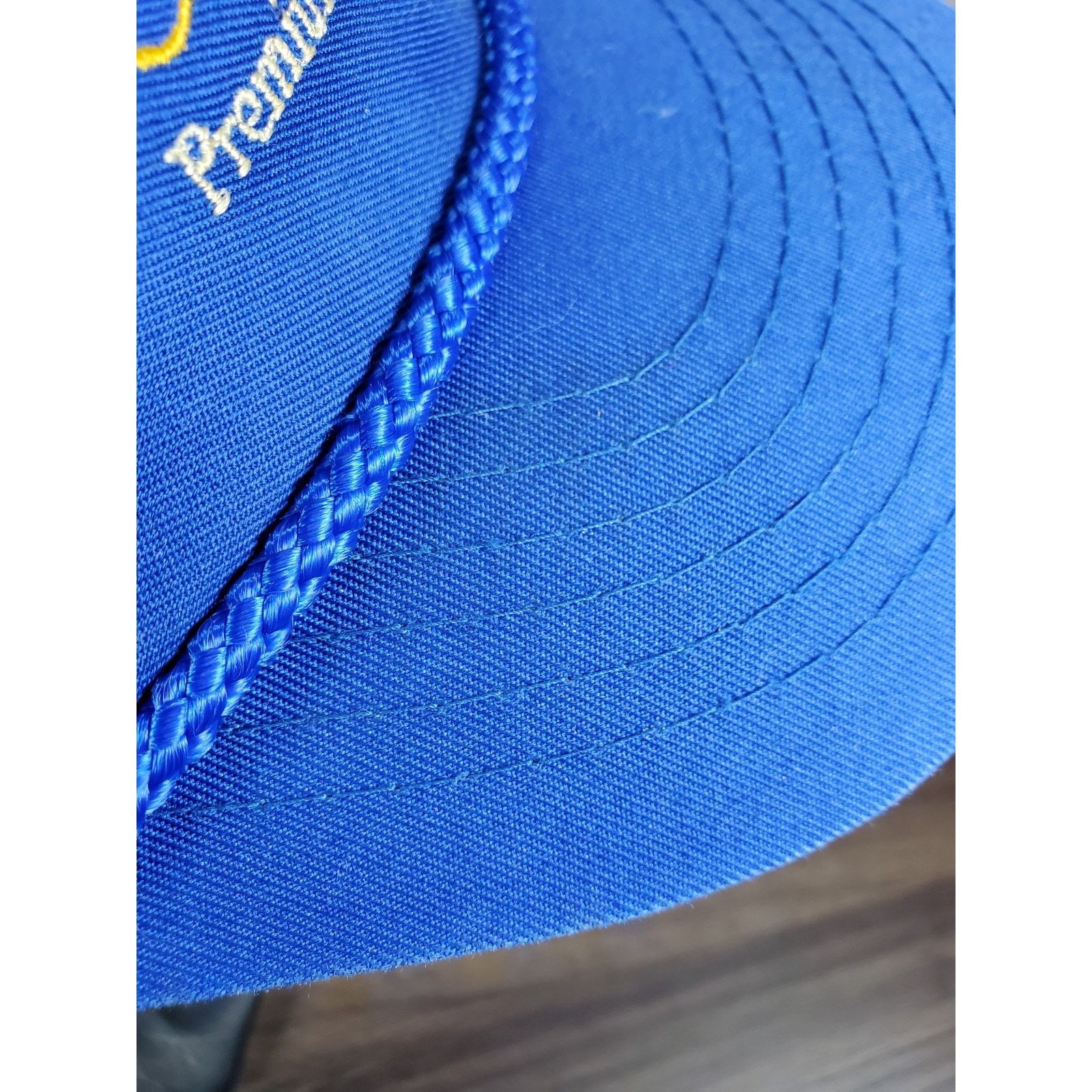 Vintage Royal Mistic Premium Natural Beverages Blue Snapback Hat Cap Size ONE SIZE - 6 Thumbnail