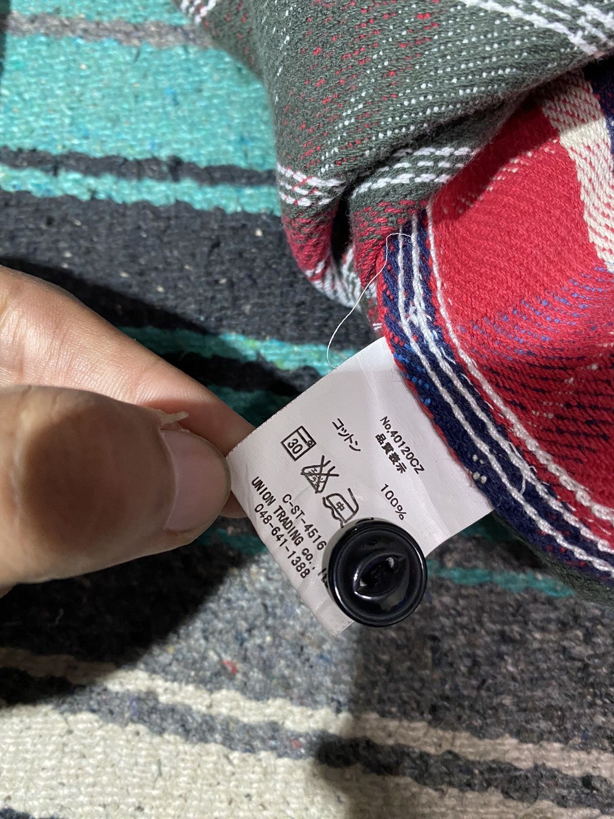 Japanese Brand Houston Union Made Heavyweight Flannel Shirt Size US L / EU 52-54 / 3 - 9 Thumbnail