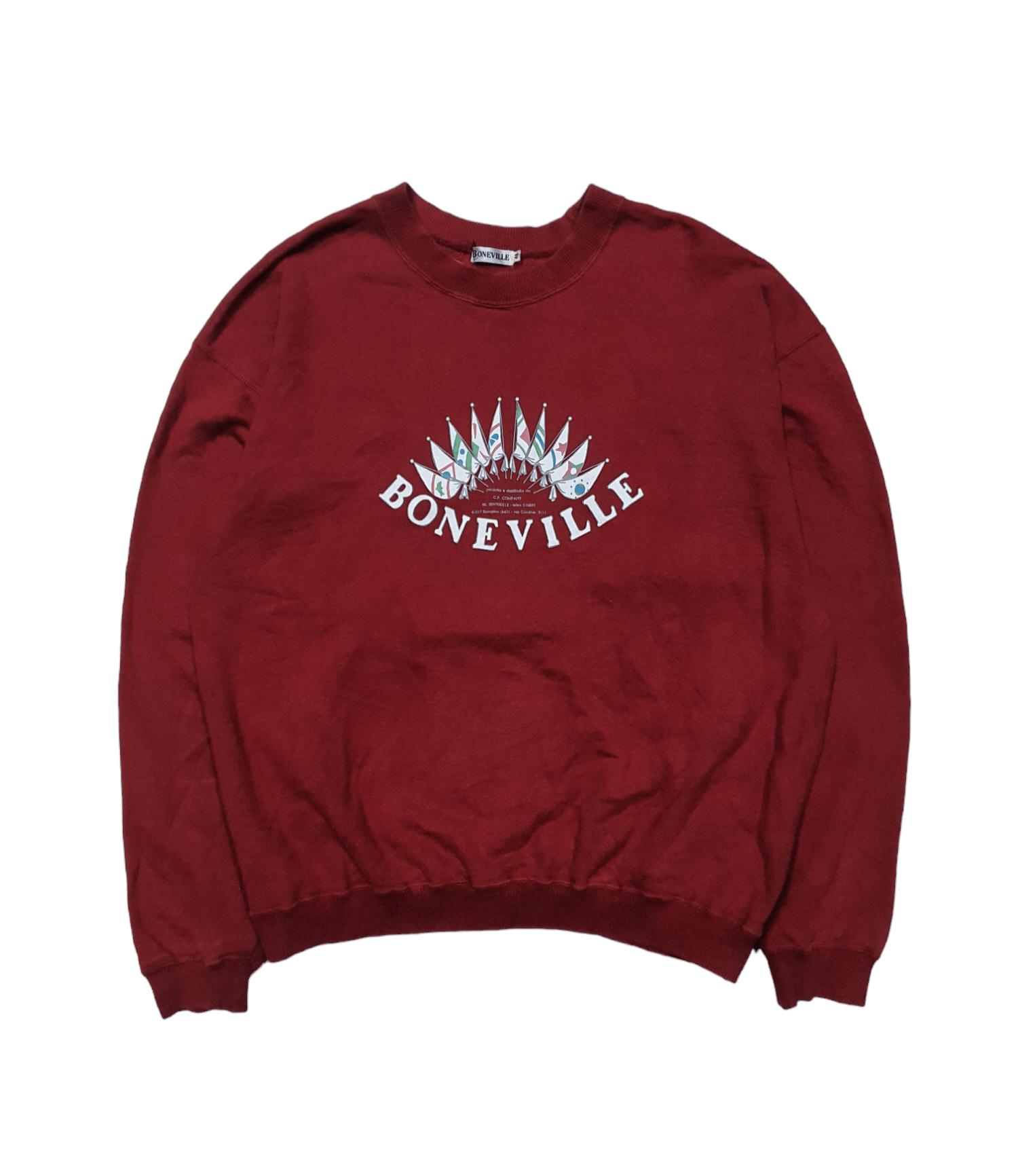 ☆レア　ヴィンテージ　BONEVILLE CP.COMPANY スウェット‪☆ C.P. Company - 90s BONEVILLE C.P. Company 切替スウェット