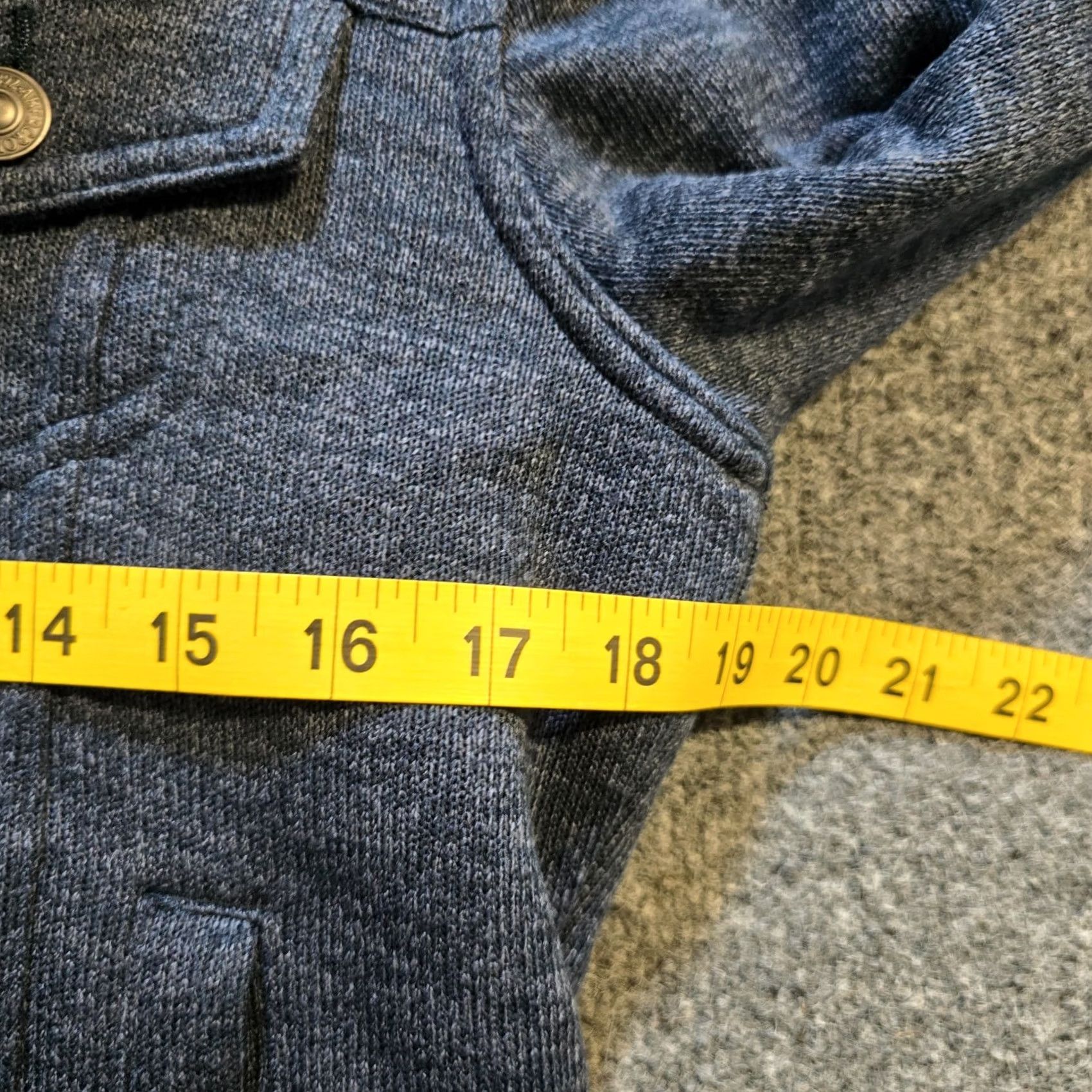 Abercrombie & Fitch Abercrombie & Fitch Jacket Womens Small Blue Fleece Lined Trucker Pockets Casual Jacket Size S / US 4 / IT 40 - 6 Thumbnail