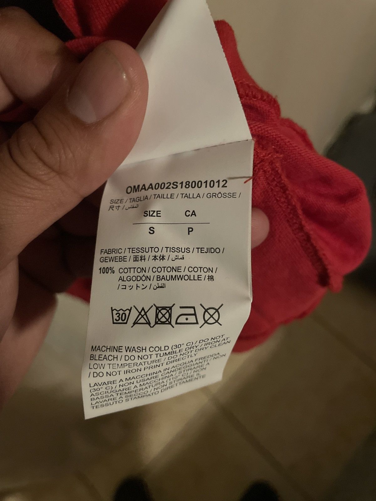Off-White Off-White Mona Lisa Temperature Tee Size US S / EU 44-46 / 1 - 6 Thumbnail