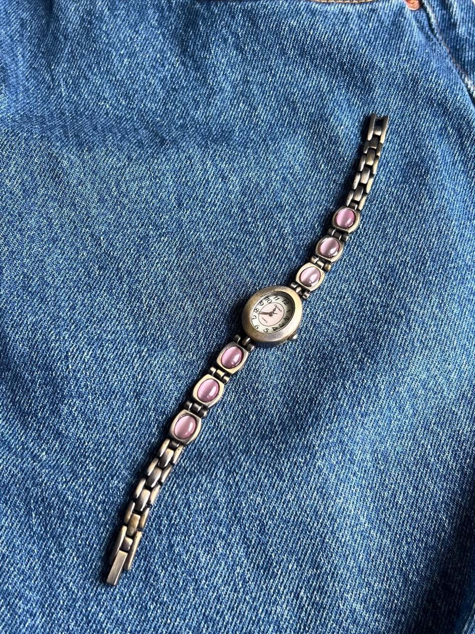Japanese Brand × Vintage Vintage Japanese style futuristic Pink Retro Bracelet Watch Size ONE SIZE - 5 Thumbnail
