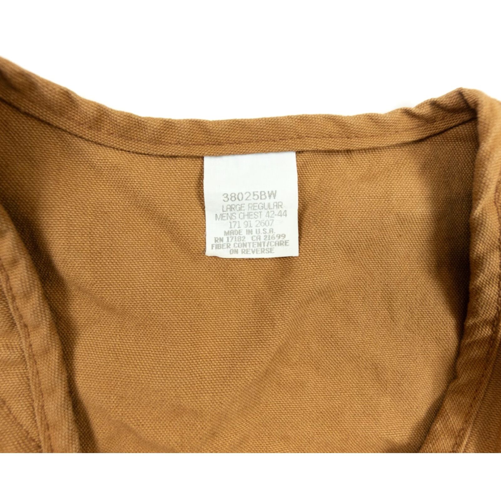 Walls VINTAGE Walls Utility Vest Mens Large Tan Full Zip Jacket Outdoor Ambulatory Marks 90s/Outdoor Wear Mens L Brown Short Description not needed Size US L / EU 52-54 / 3 - 5 Thumbnail