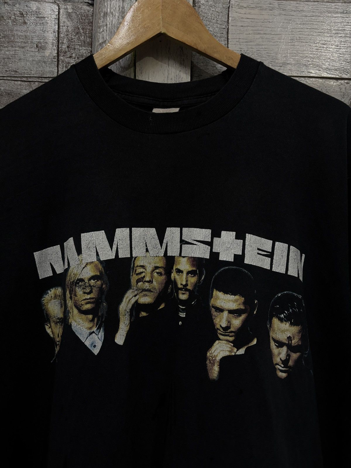 Band Tees 1990s Rammstein Sehnsucht Vintage Band T-Shirt Metal Rock Size US XL / EU 56 / 4 - 2 Thumbnail