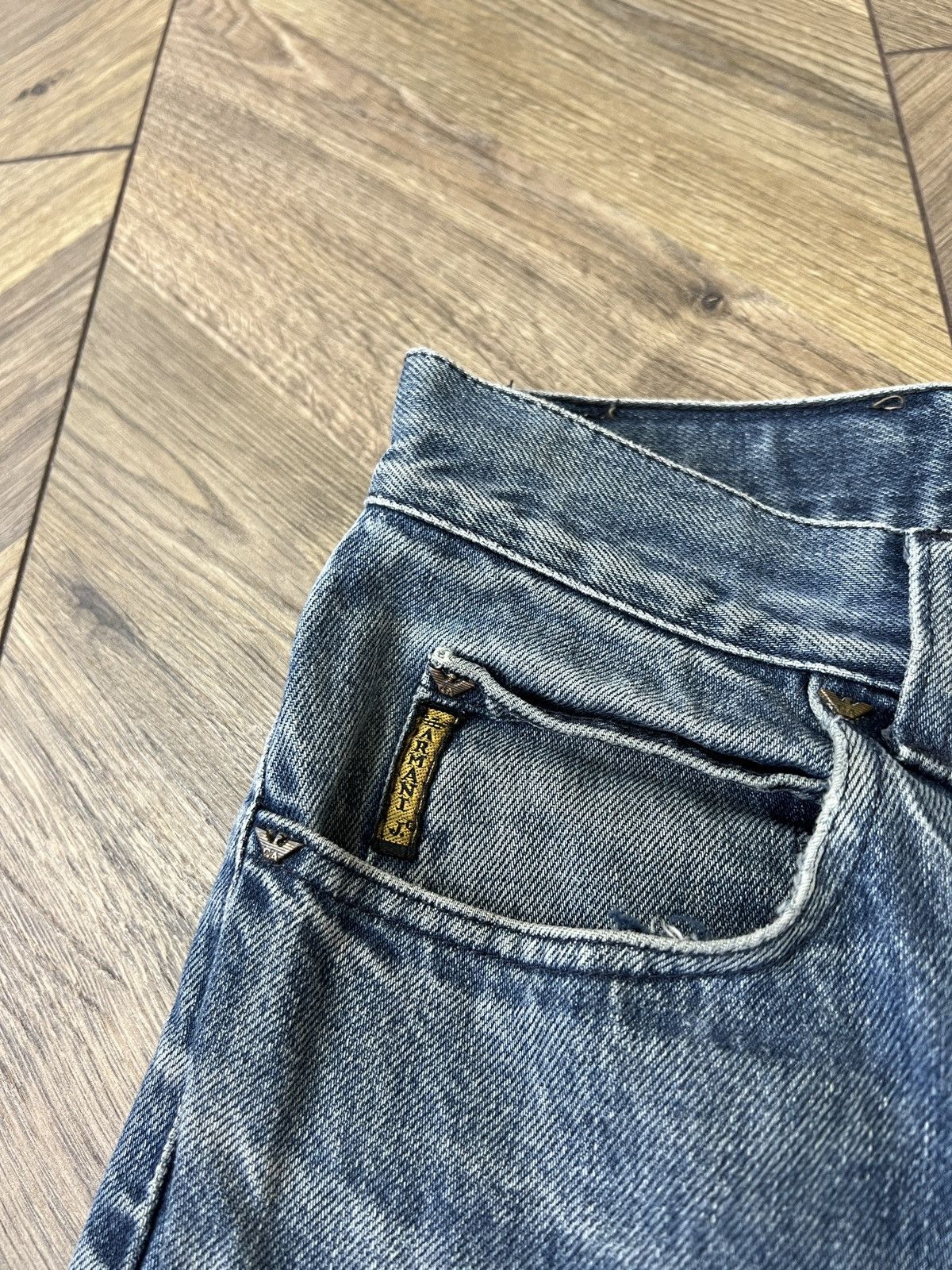Armani × Emporio Armani × Vintage Vintage Armani Denim Blue Streetwear Jeans Size US 30 / EU 46 - 7 Thumbnail