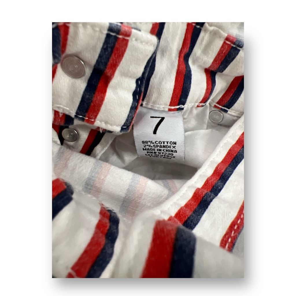 Almost Famous Almost Famous Striped Shortalls Size 7 Size 28" / US 6 / IT 42 - 5 Thumbnail