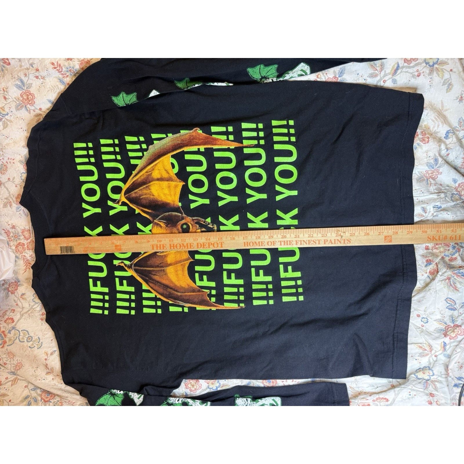 Vintage Overkill Longsleeve F@@k You Screen Stars Vintage t- Shirt Size US XL / EU 56 / 4 - 14 Thumbnail