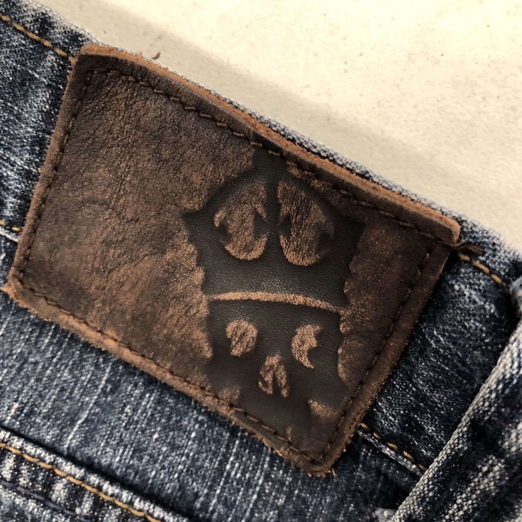 Vintage MICROS Jeans Shirt? lol Size US 33 - 5 Thumbnail