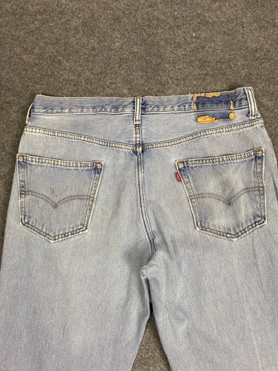 Levi's vintage levis 550 lightwash slightly distressed denim Size US 38 / EU 54 - 1 Thumbnail