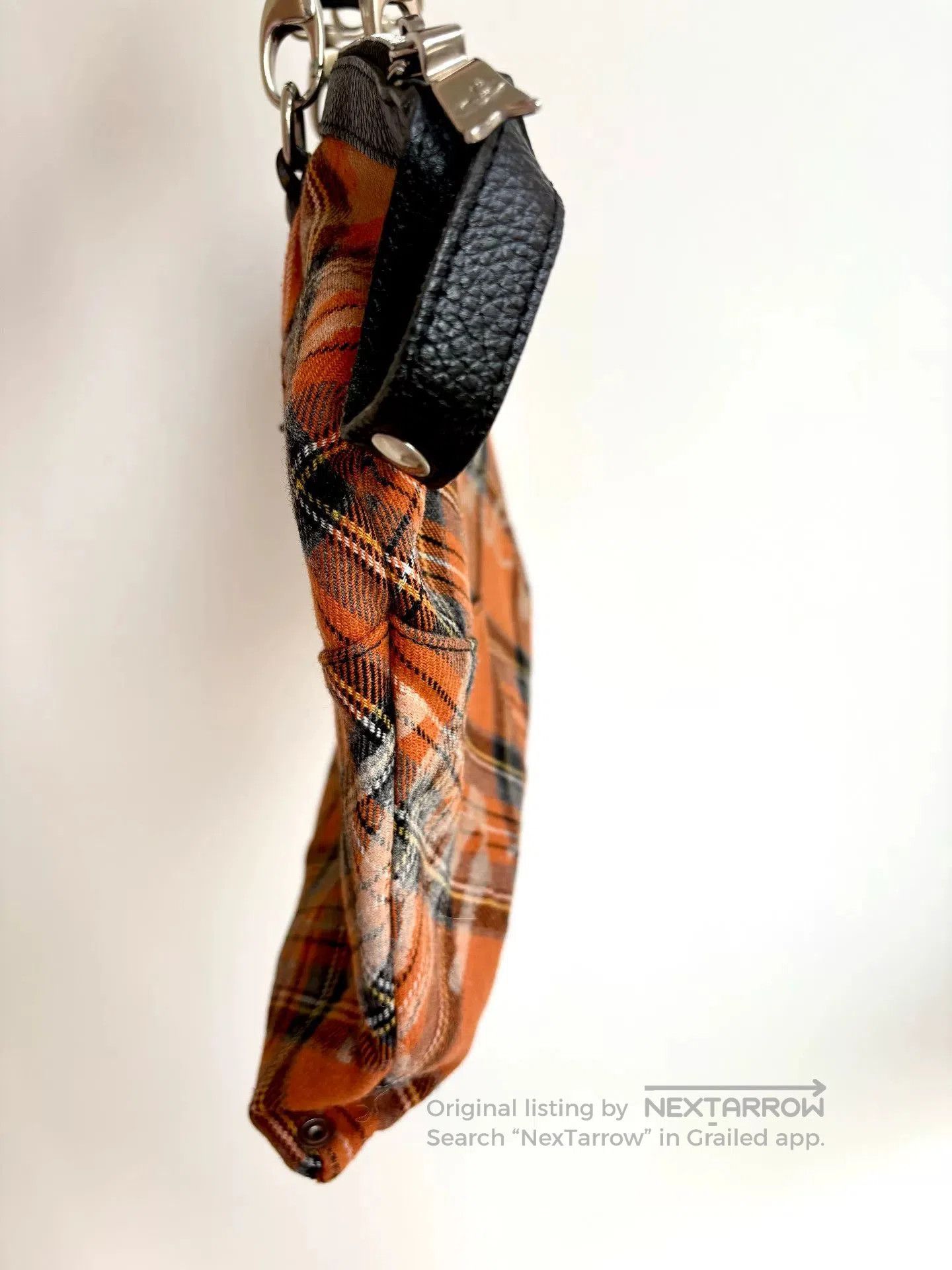 Vivienne Westwood Vivienne Westwood Vintage Orange Plaid Graffiti Handbag. Size ONE SIZE - 4 Thumbnail