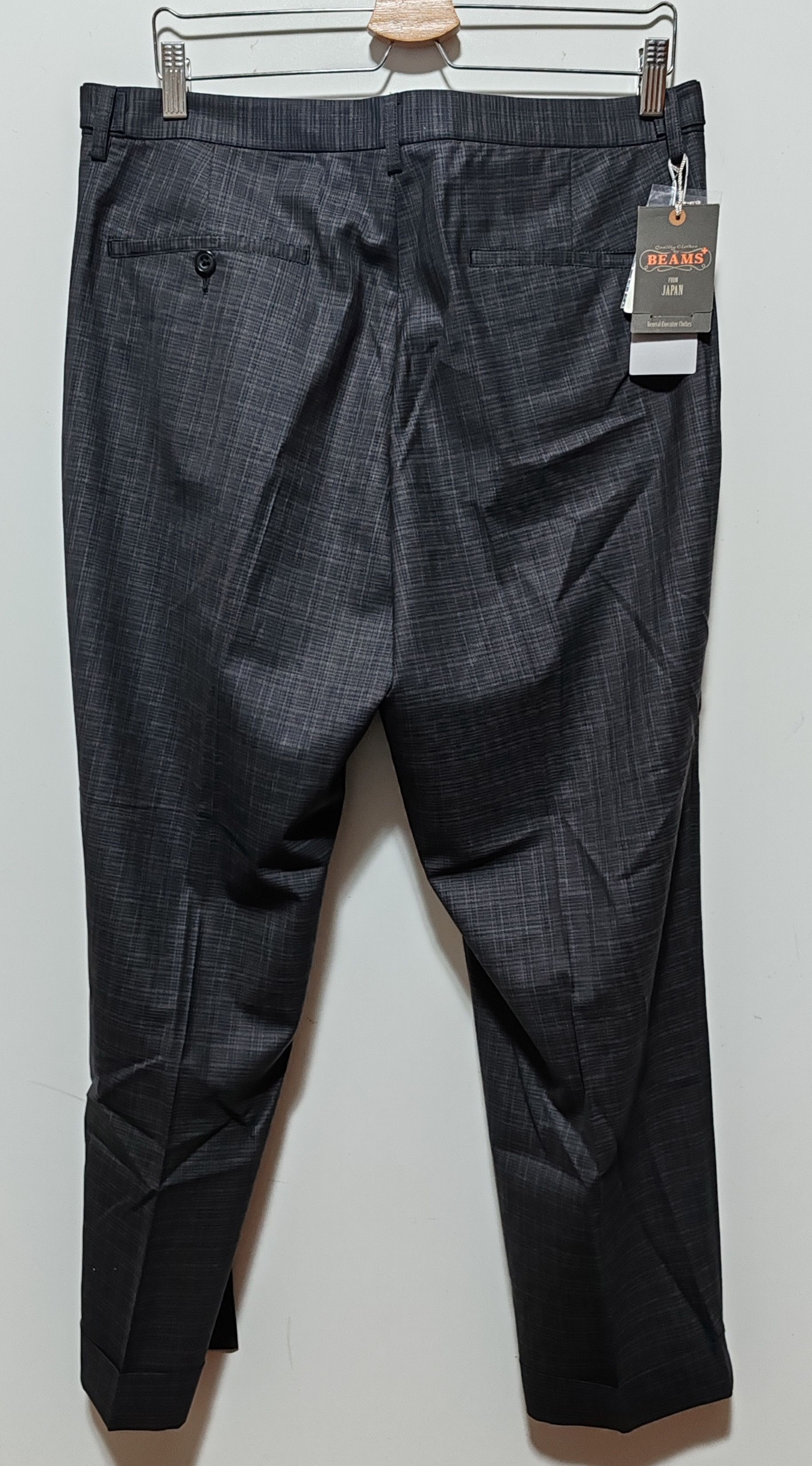 Beams Plus PANTALON DE COMPLET GRIS CARRELÉ- BEAMS PLUS TG:XL Size US 34 / EU 50 - 2 Thumbnail