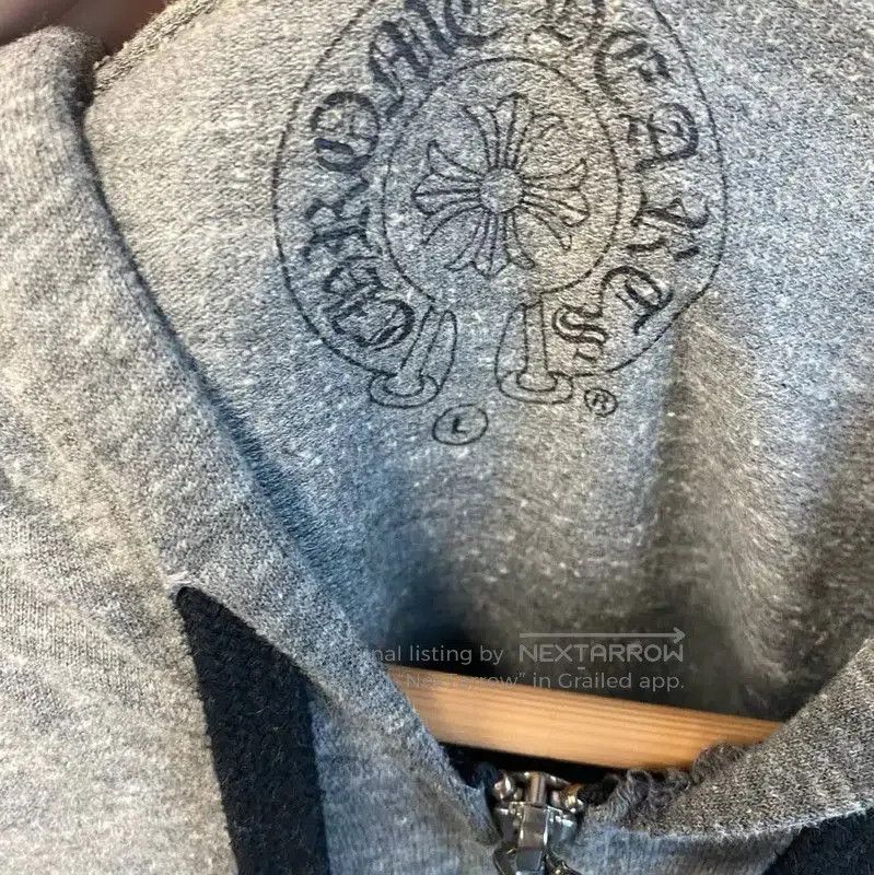 Chrome Hearts Chrome Hearts Gray Hooded Zip Jacket . Size US L / EU 52-54 / 3 - 5 Thumbnail