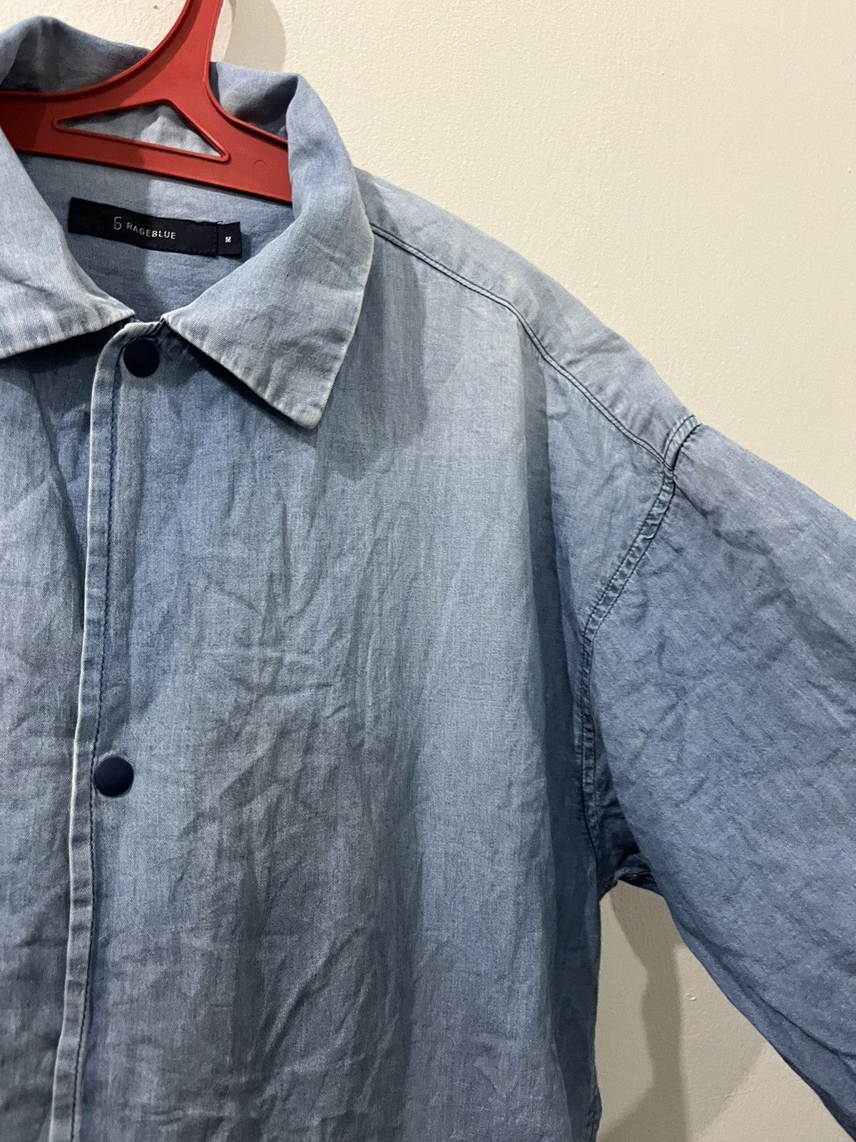 RAGEBLUE Rageblue Button Ups Twin Pockets Short Sleeves Soft Cotton Size US M / EU 48-50 / 2 - 6 Thumbnail