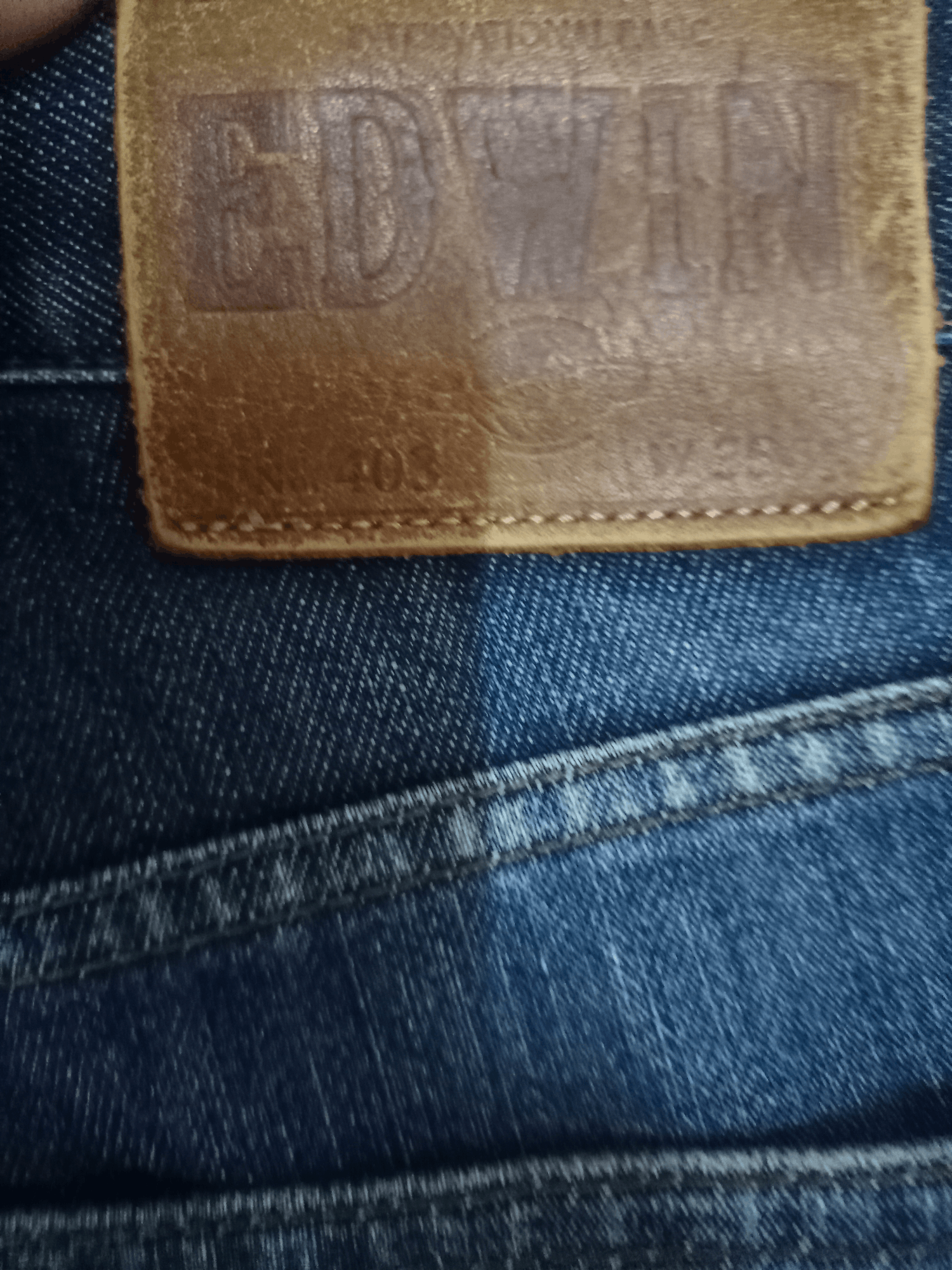 Edwin × Japanese Brand Vintage Edwin Japan Blue Wash Distressed Baggy Jeans 34x29 Size US 34 / EU 50 - 8 Thumbnail