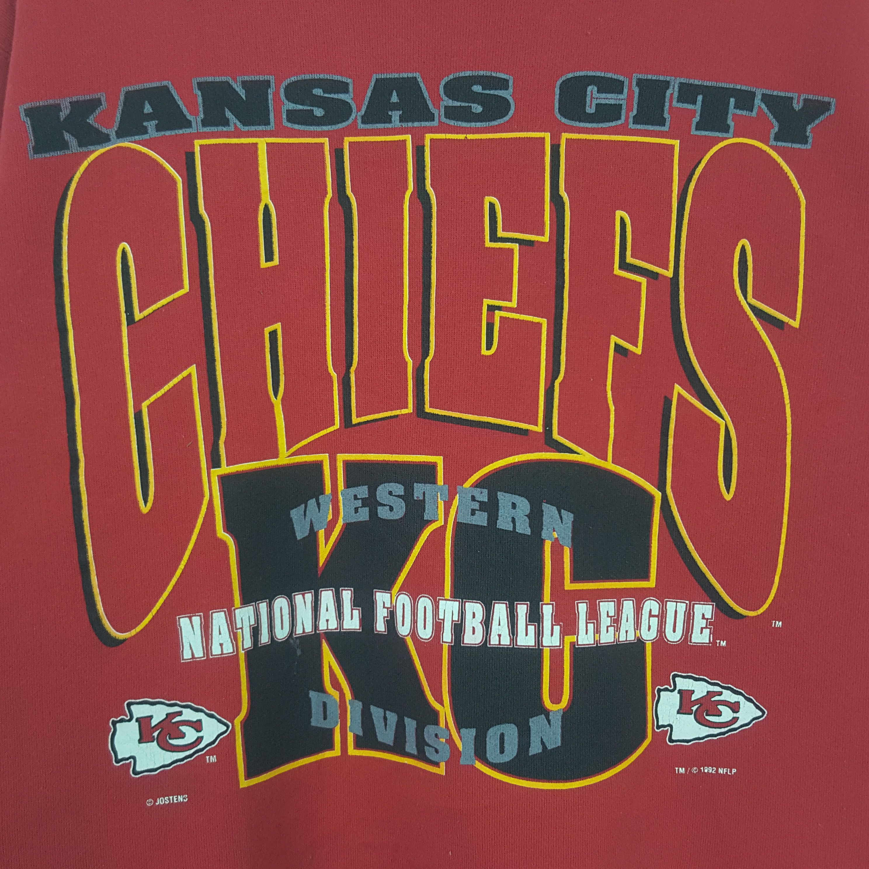 NFL Vintage Kansas City Chiefs National Football Sweatshirt 34 Size US M / EU 48-50 / 2 - 2 Thumbnail