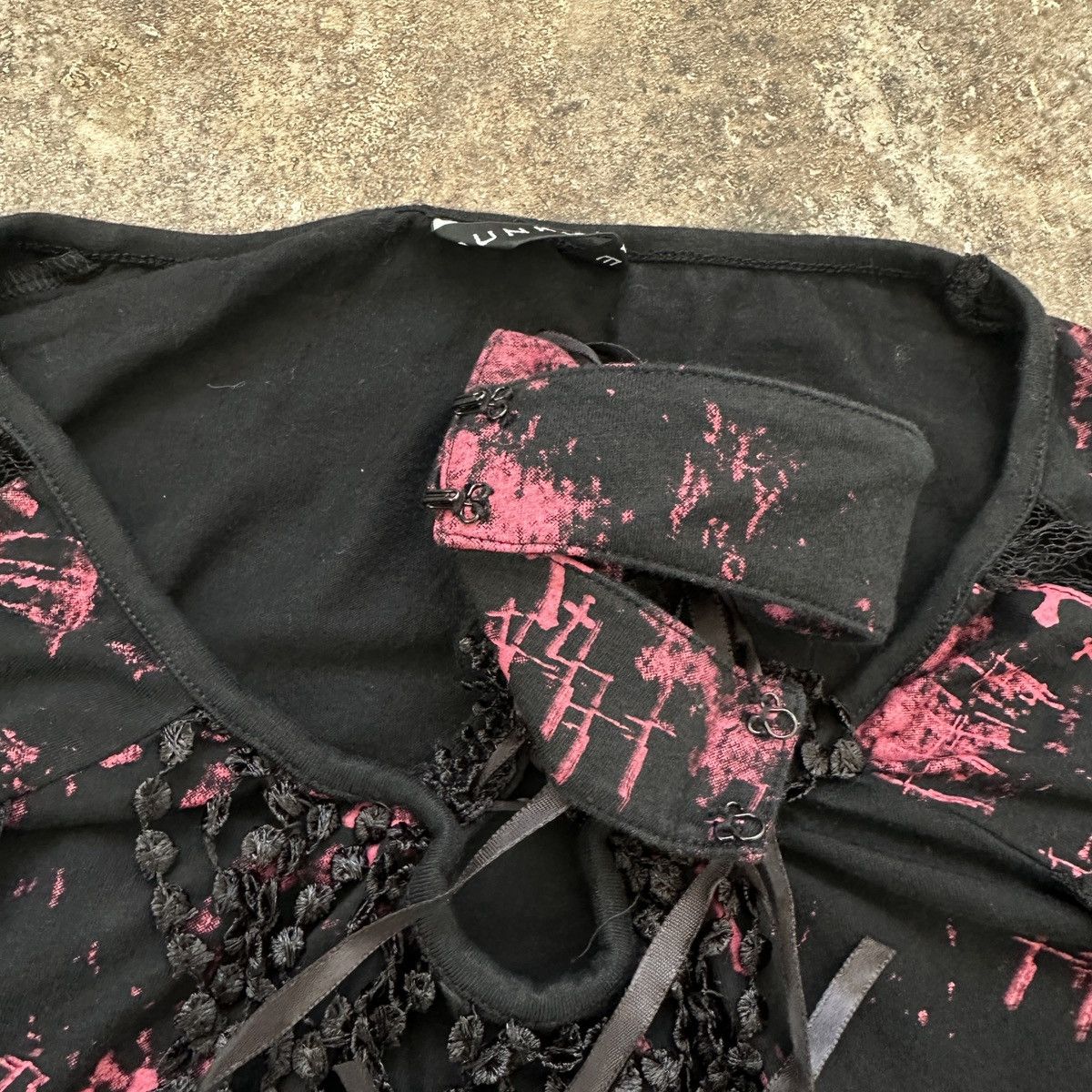 Beauty Beast × Seditionaries Vintage PunkRave Blouse Size M / US 6-8 / IT 42-44 - 7 Thumbnail