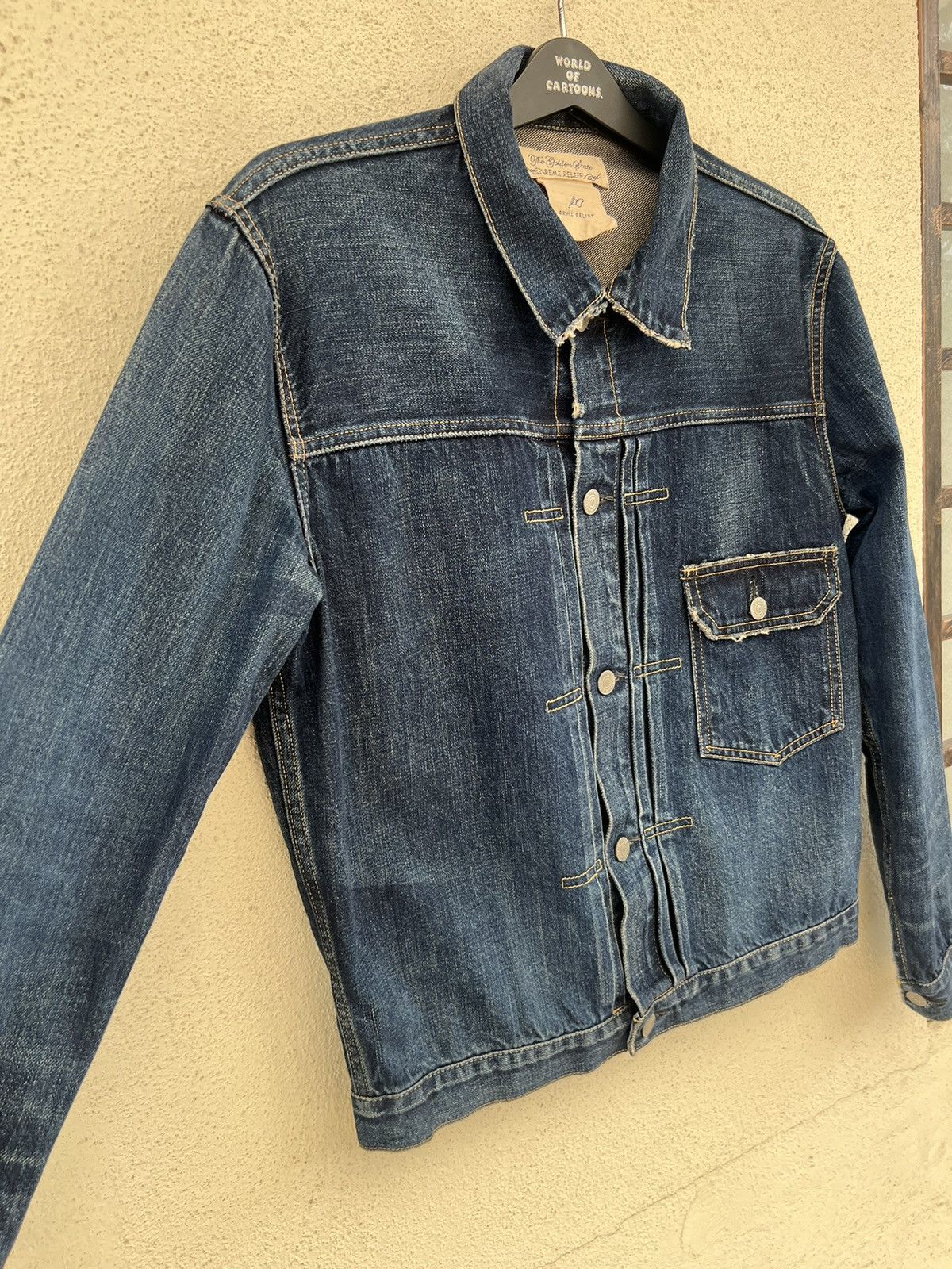 Remi Relief Remi Relief Japan Distress Denim Type 1 Jacket 40s Style Size US M / EU 48-50 / 2 - 9 Thumbnail
