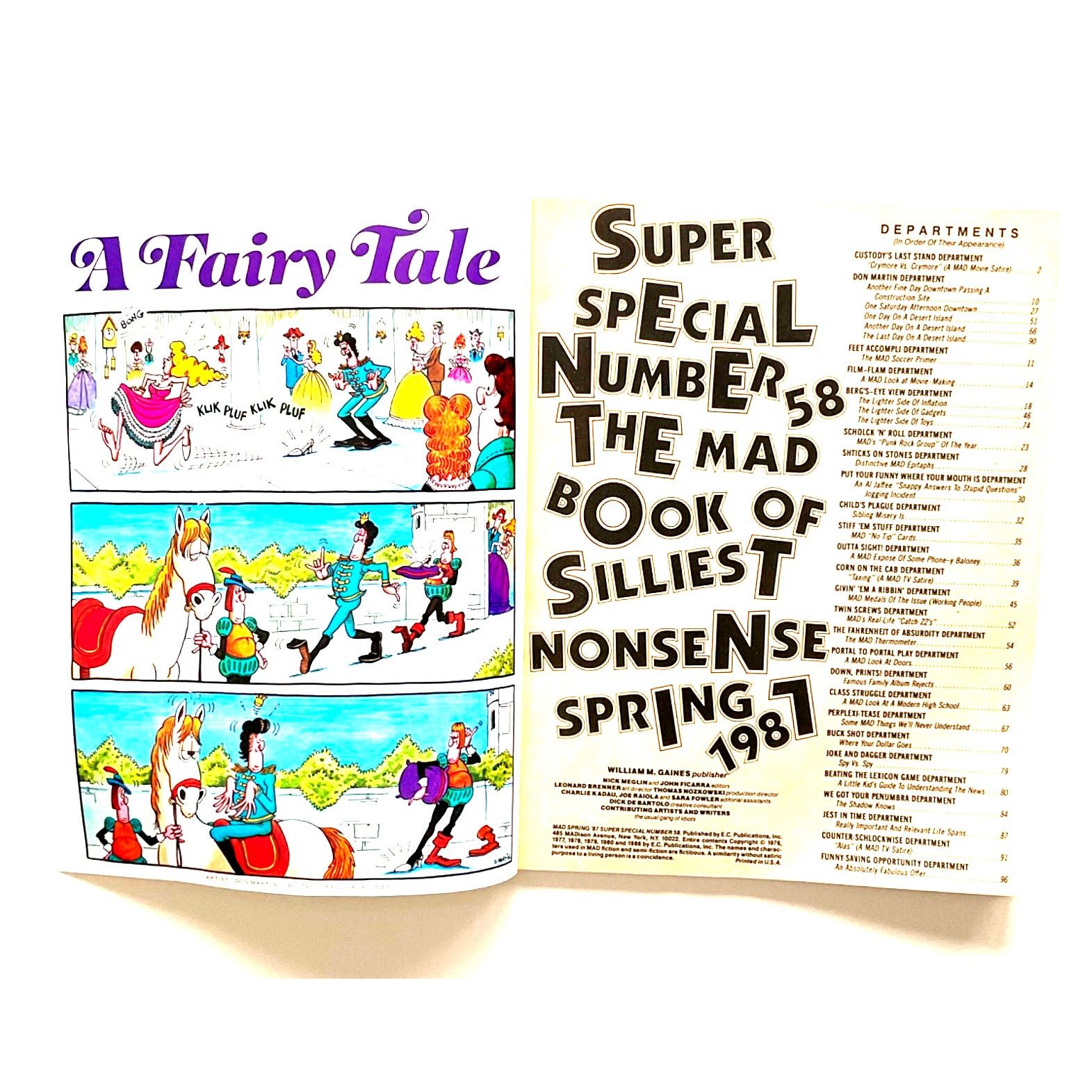 Other Mad Magazine Super Special Spring 1987 Vintage Nonsense Size ONE SIZE - 3 Thumbnail