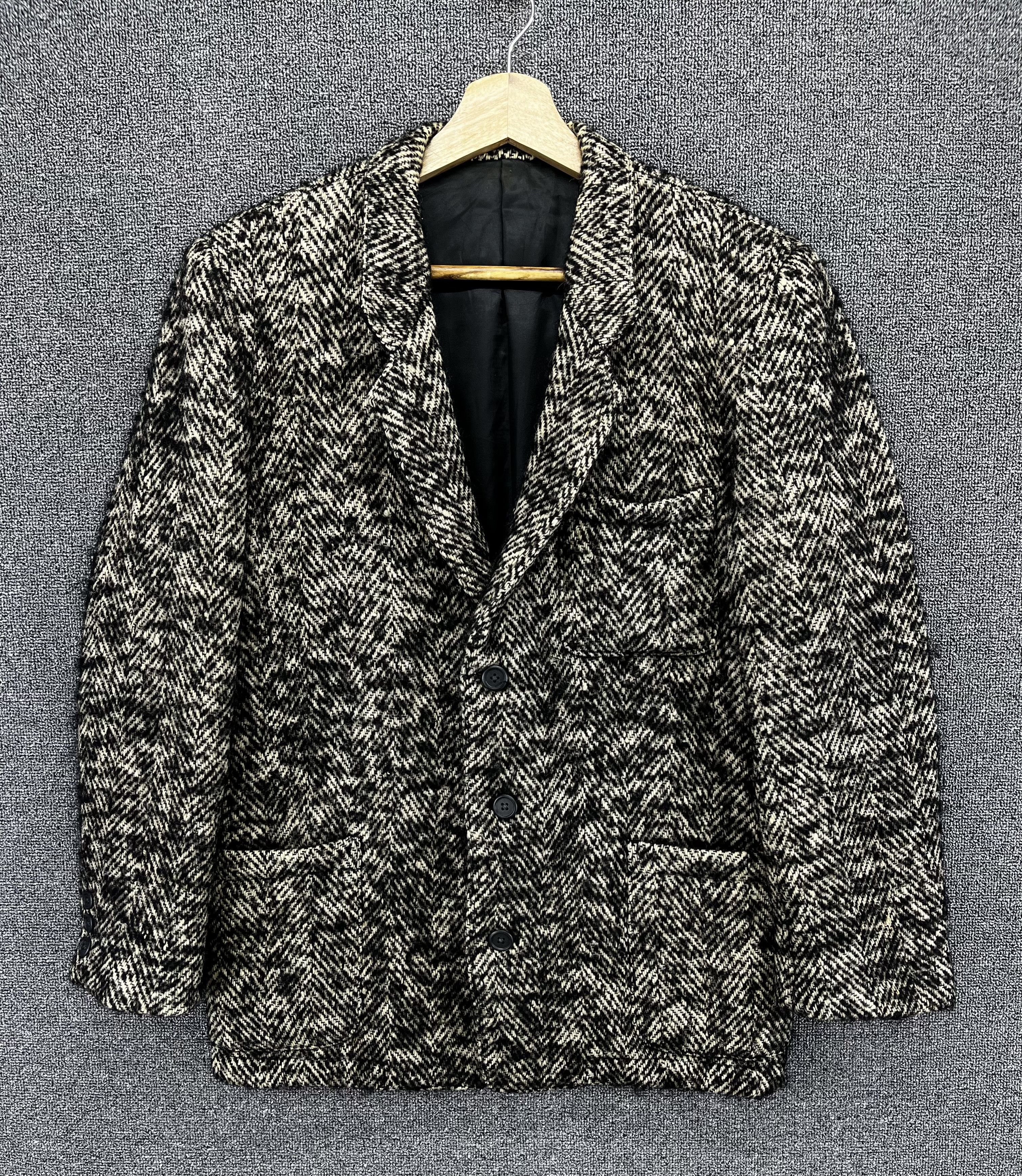 Yohji Yamamoto Vintage Yohji Yamamoto Y’s For Men Wool Button Up Jacket Size US S / EU 44-46 / 1 - 1 Thumbnail