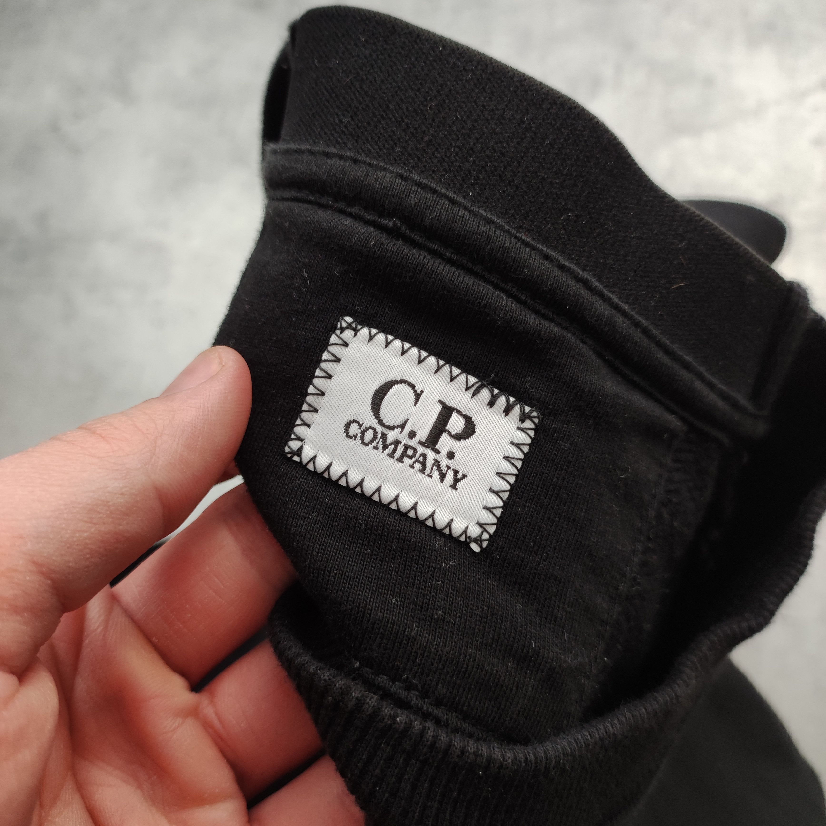 C.P. Company × Massimo Osti × Stone Island C.P Company CP Company Classic Black Sleeve Pocket Crewneck Size US XXL / EU 58 / 5 - 5 Thumbnail