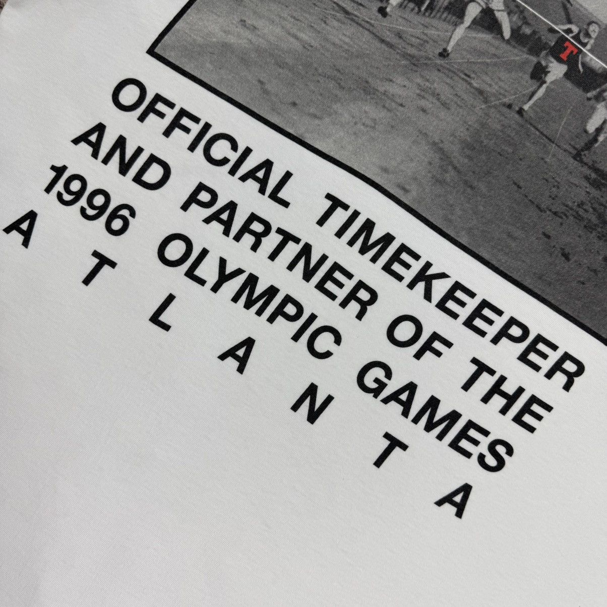 Swatch Vintage Swatch 1996 Atlanta Olympics T-shirt Size US L / EU 52-54 / 3 - 9 Thumbnail