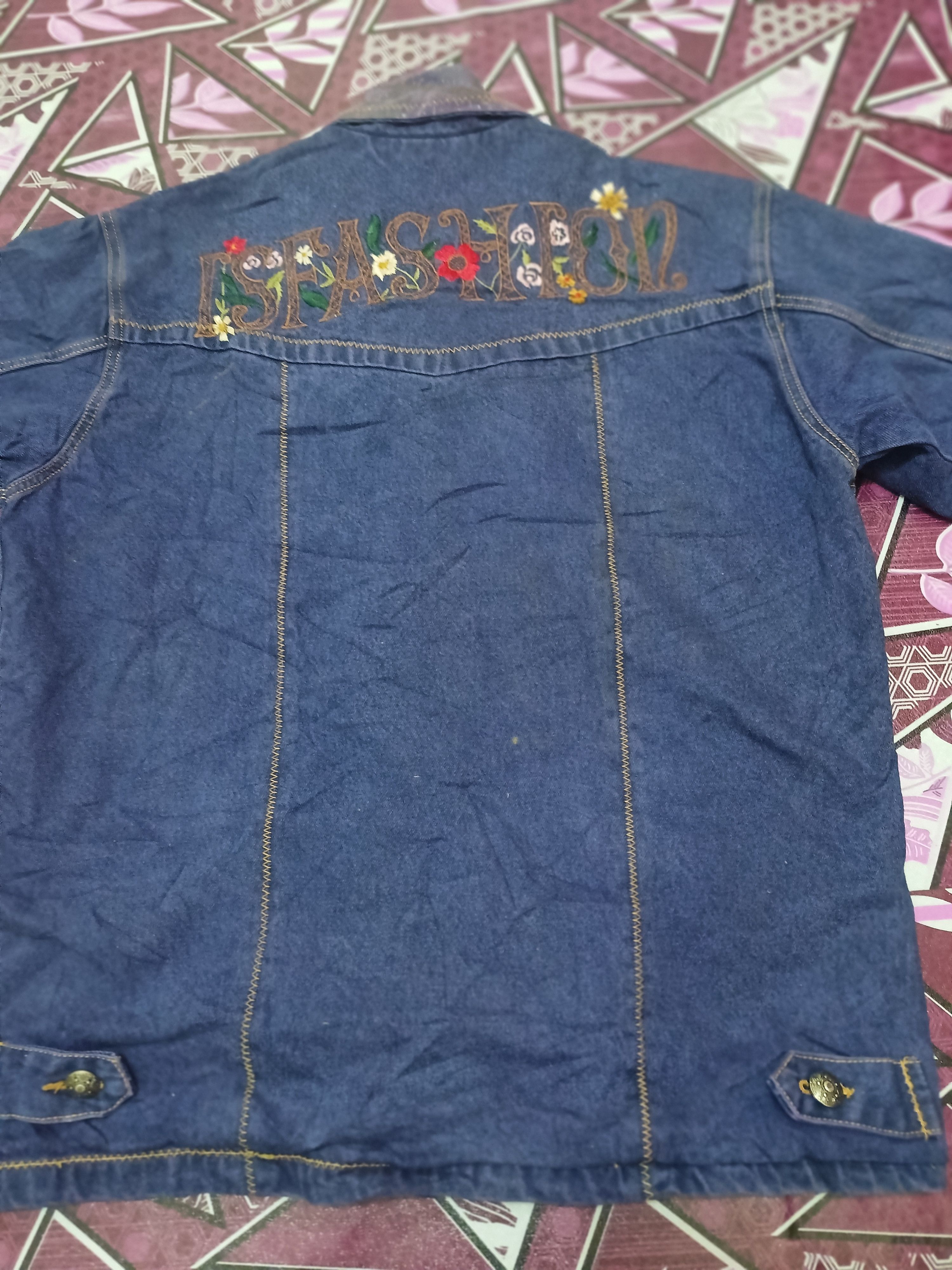 Issey Miyake 🔥VINTAGE Rare design ISSEY MIYAKE MEN DENIM JACKET Size US XL / EU 56 / 4 - 16 Thumbnail