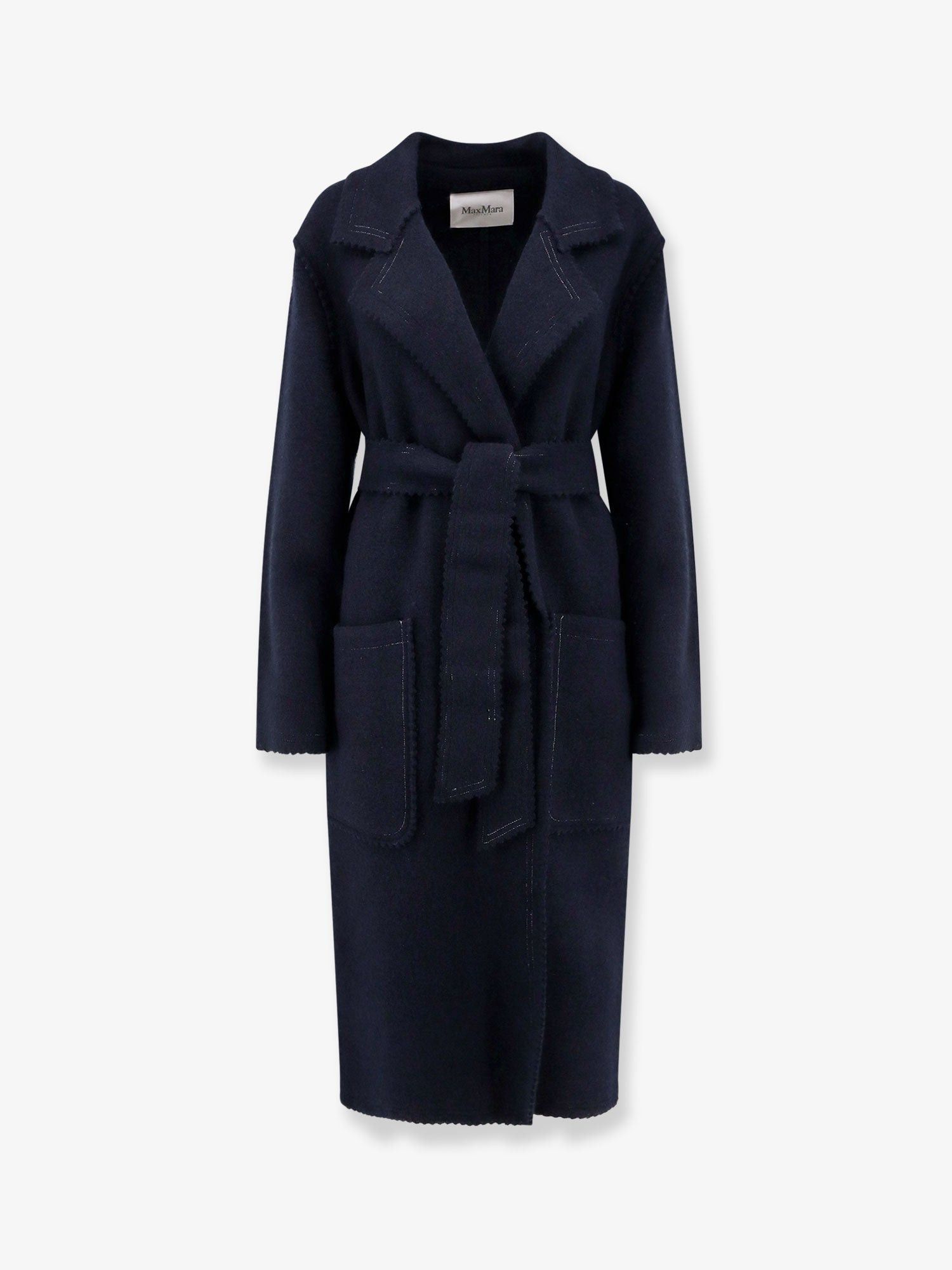 Max Mara Wool And Cashmere Coat Size L / US 10 / IT 46 - 1 Thumbnail