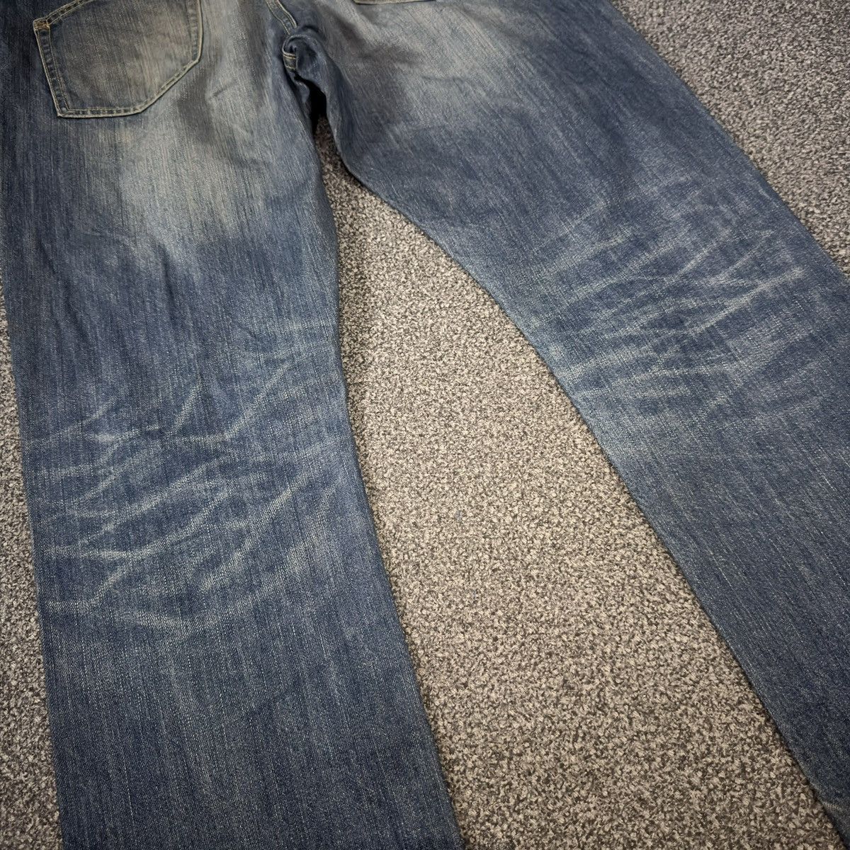14th Addiction Archive ‼️ Japanese Seditionaries Stooge Distressed Denim Size US 35 - 8 Thumbnail