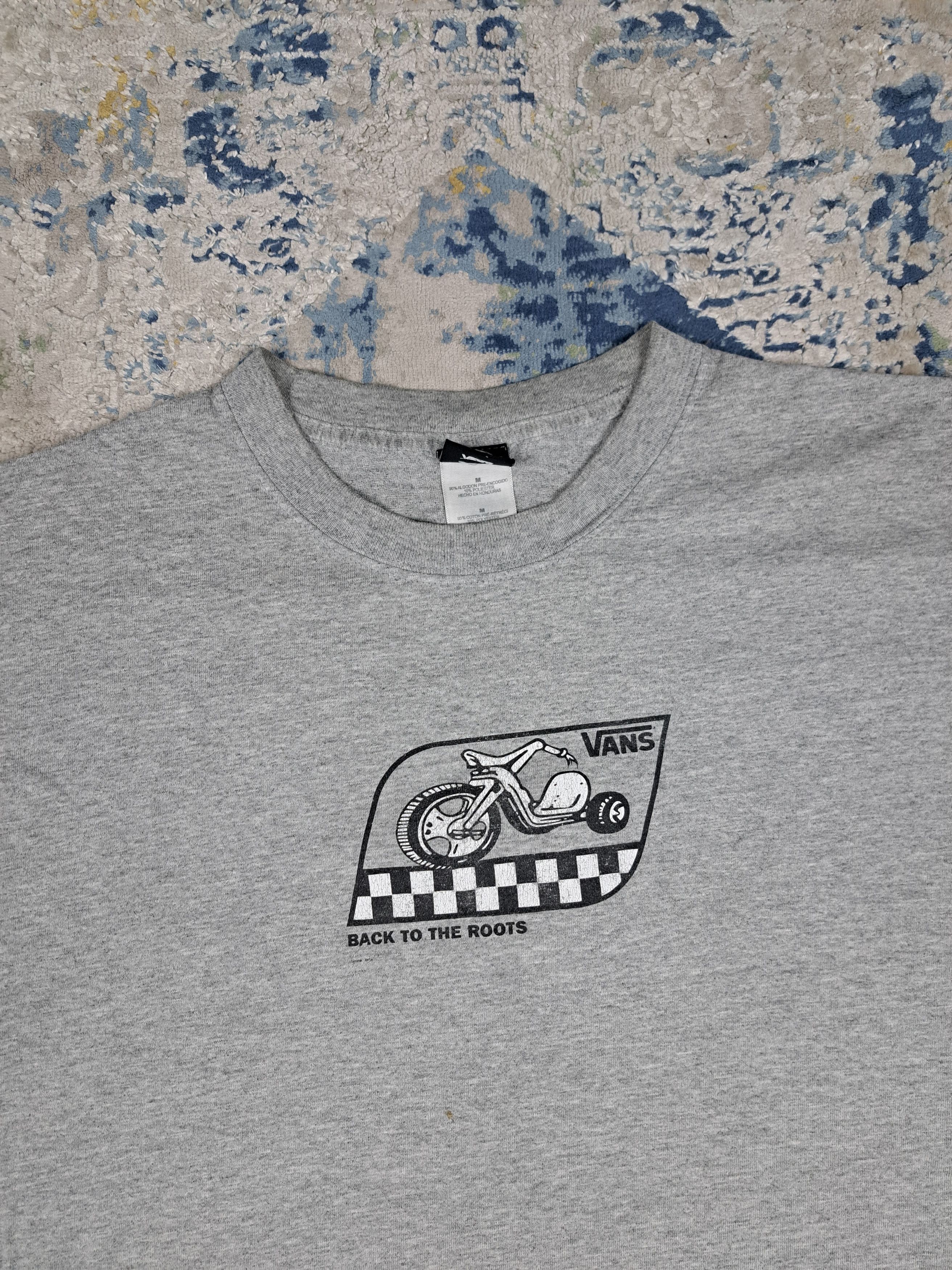 Vans Vans Back To The Roots Very Rare 00s Tee y2k Skateboard Size US M / EU 48-50 / 2 - 2 Thumbnail