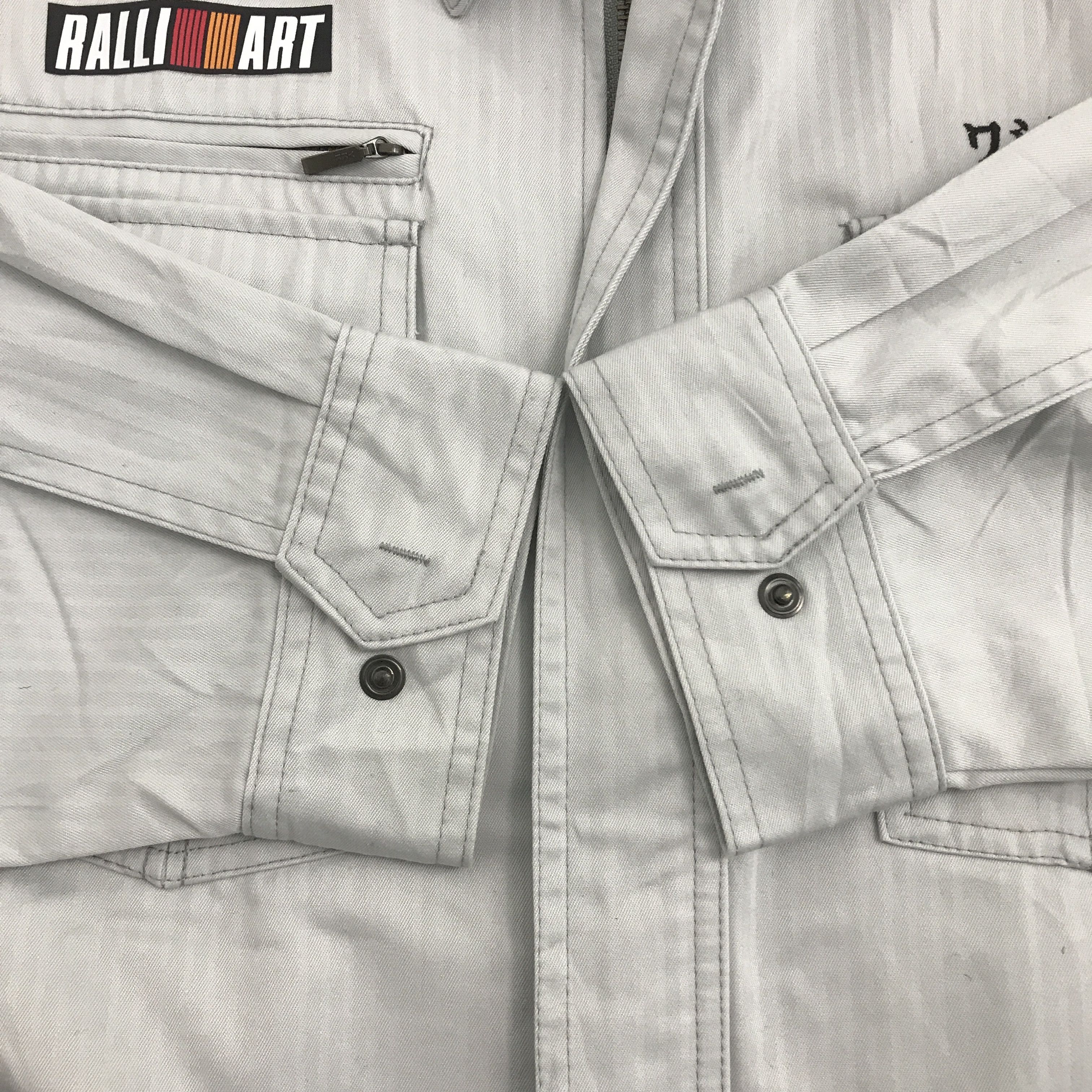 Japanese Brand Vintage Mitsubishi Ralliart Racing up zipper custom Jacket Size US XL / EU 56 / 4 - 6 Thumbnail