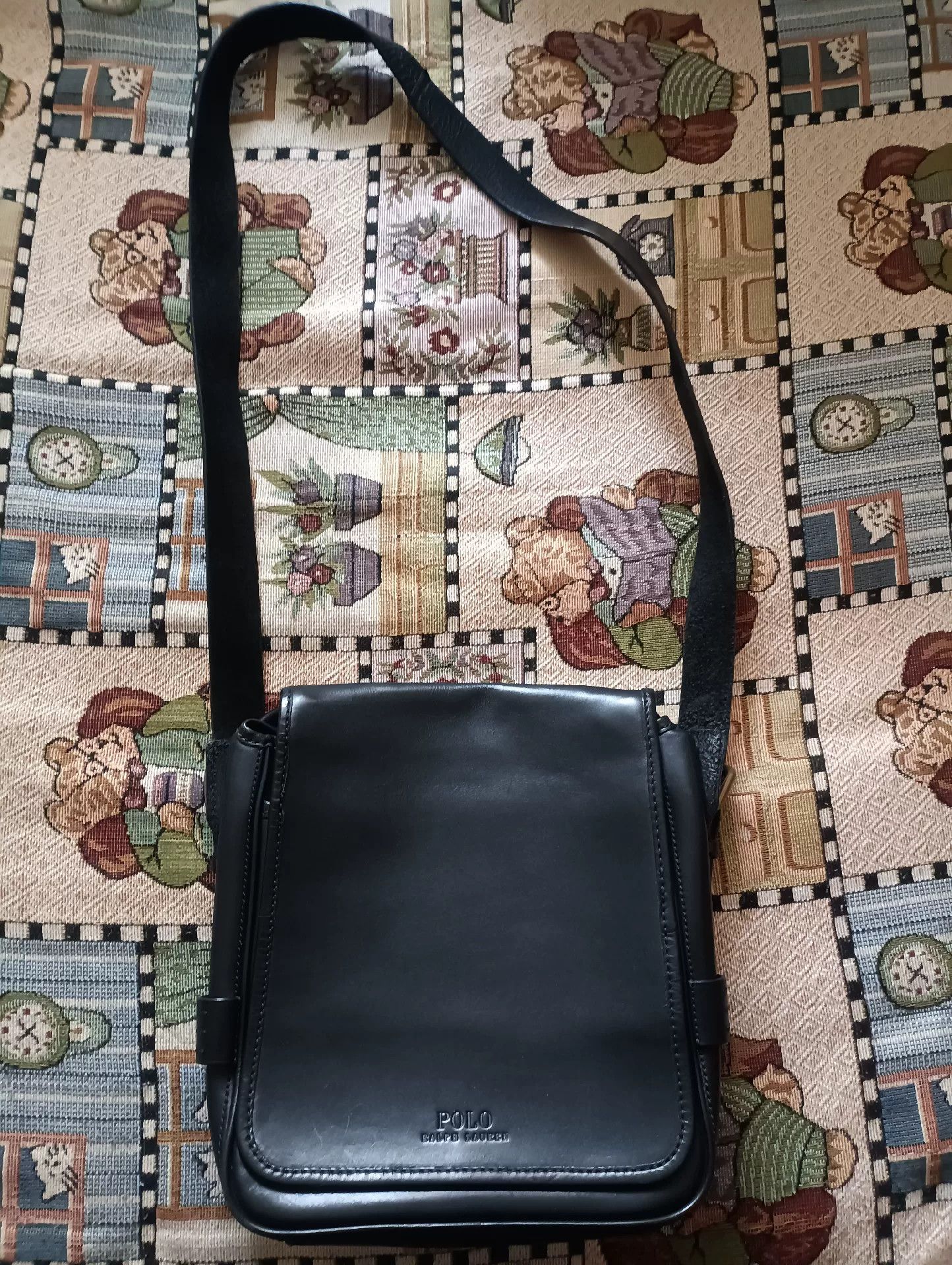 Ralph Lauren Ralph Lauren Black Leather Commuter Bag Size ONE SIZE - 1 Thumbnail