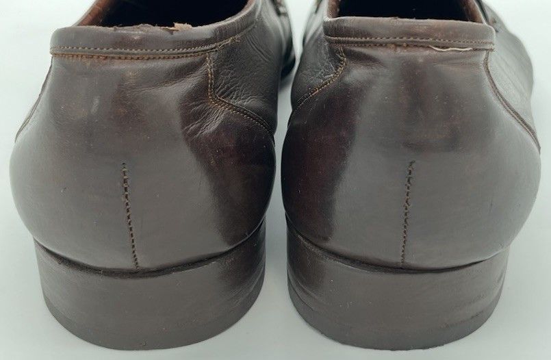 Florsheim Florsheim Royal Imperial 11E Cordovan Brown Leather Loafers Size US 11 / EU 44 - 4 Thumbnail