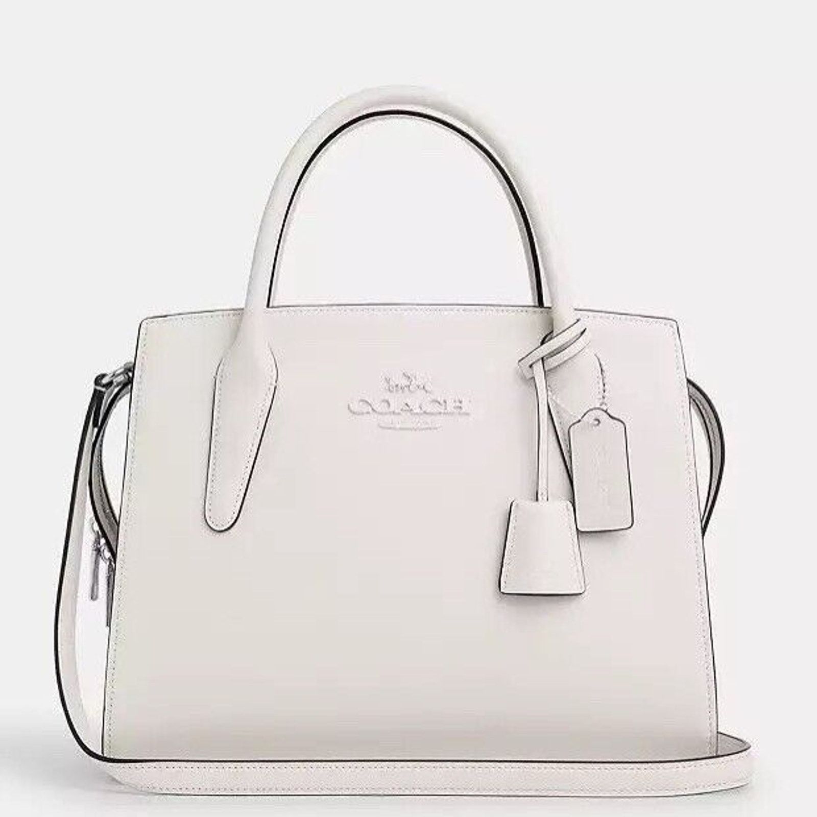 Coach NWT COACH Large Andrea Carryall Bag Chalk CP086 Size ONE SIZE - 5 Thumbnail