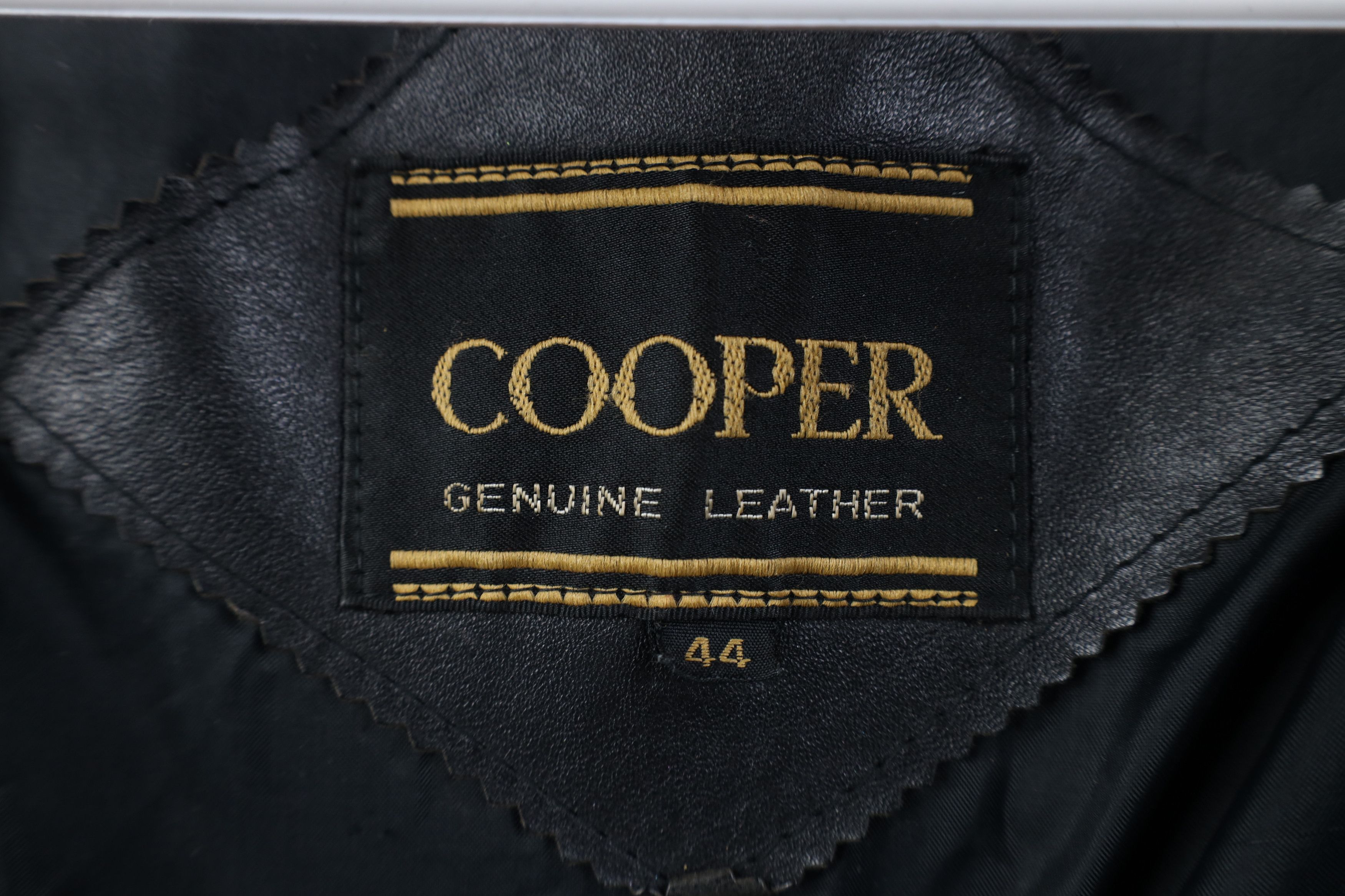 Vintage Vintage 80s 90s Cooper Cafe Racer Bomber Jacket Black Size US XXL / EU 58 / 5 - 11 Thumbnail