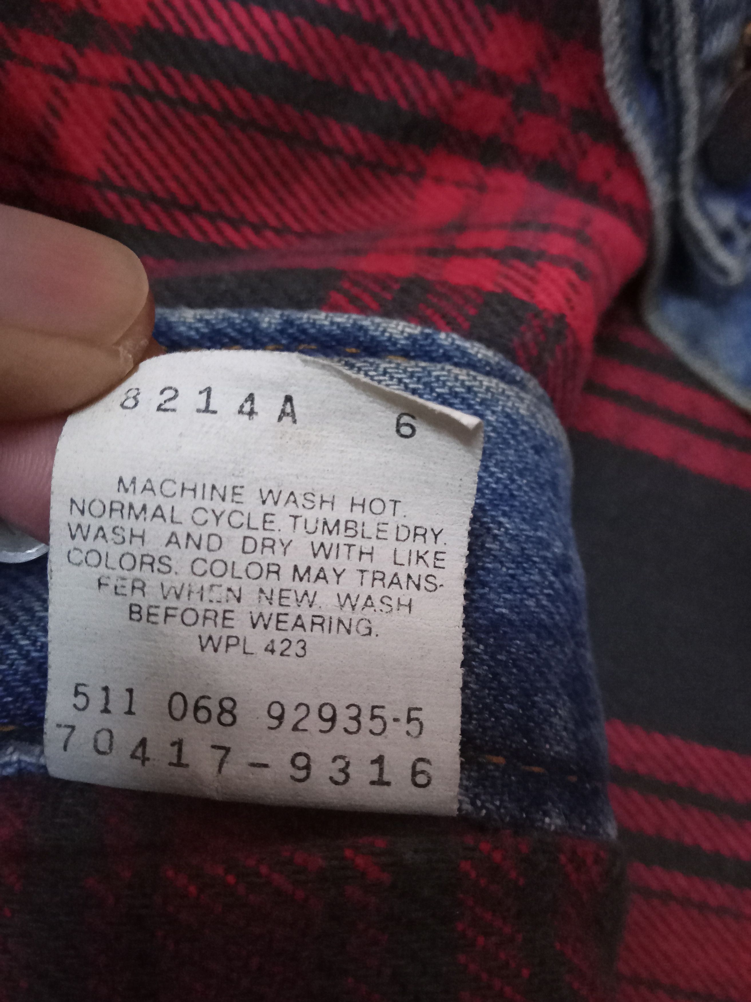 Levi's Levi's Denim With Lined Vintage Jacket Size US L / EU 52-54 / 3 - 5 Thumbnail