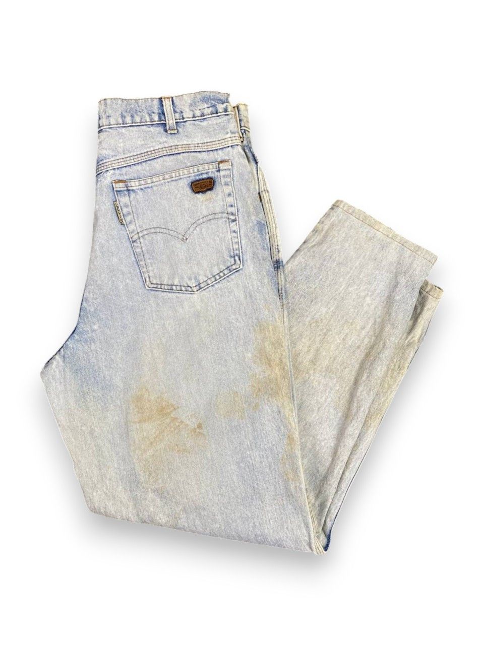 Levi's vintage levis 656 big e acid wash denim nice design Size US 33 - 1 Thumbnail
