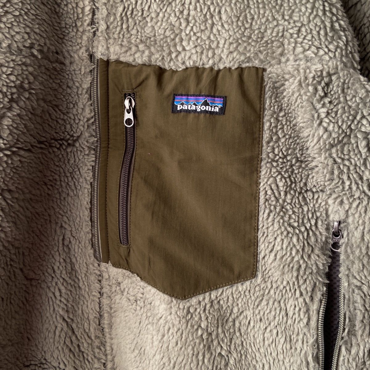 Patagonia 2004 Patagonia Retro-X Deep Pile Fleece Jacket in Moss Green Size US L / EU 52-54 / 3 - 3 Thumbnail