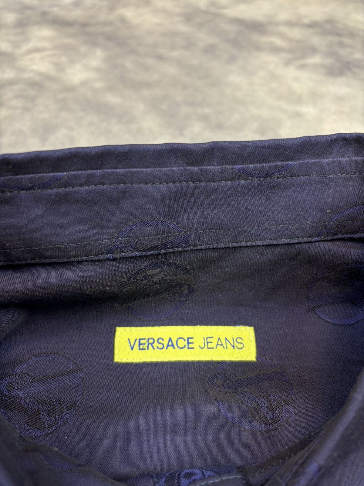 Designer × Versace Jeans Couture Versace Jeans Shirt Monogram Logo Designer Luxury Old Money Size US M / EU 48-50 / 2 - 5 Thumbnail