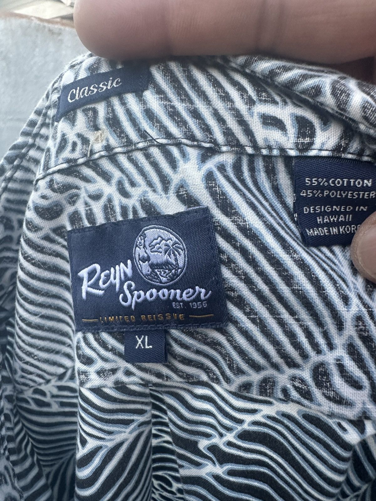 Reyn Spooner PreOwned Reyn Spooner Classic Hawaiian Print Men's XL Size US XL / EU 56 / 4 - 4 Thumbnail