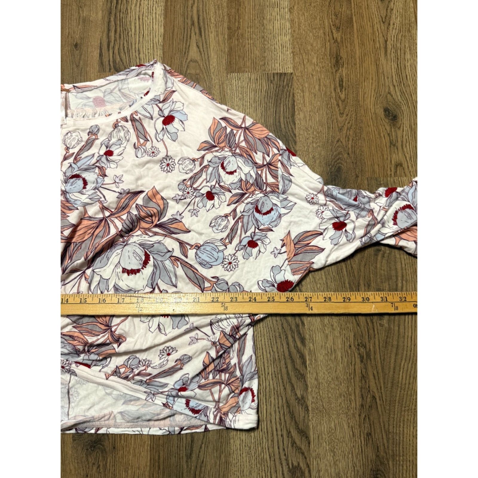 Free People Free People Shirt Womens Medium Multicolor Floral Long Sleeve Button Shirt Size M / US 6-8 / IT 42-44 - 6 Thumbnail